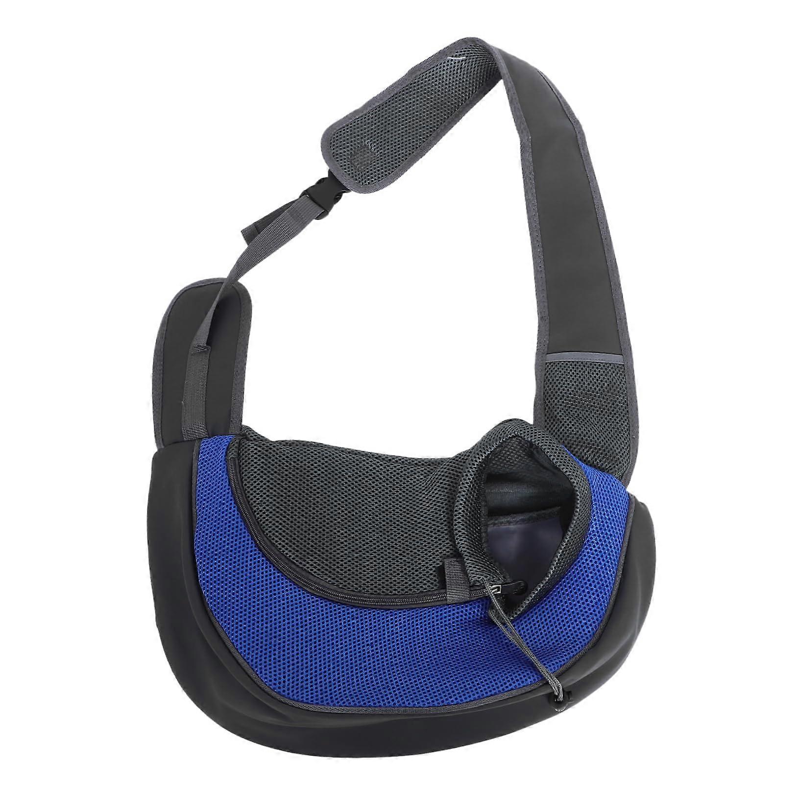 Puppy Carrier Shoulder Bag for Small Pets, Breathable Sling for Outdoor Travel and Outings, Compact and Versatile, Blue