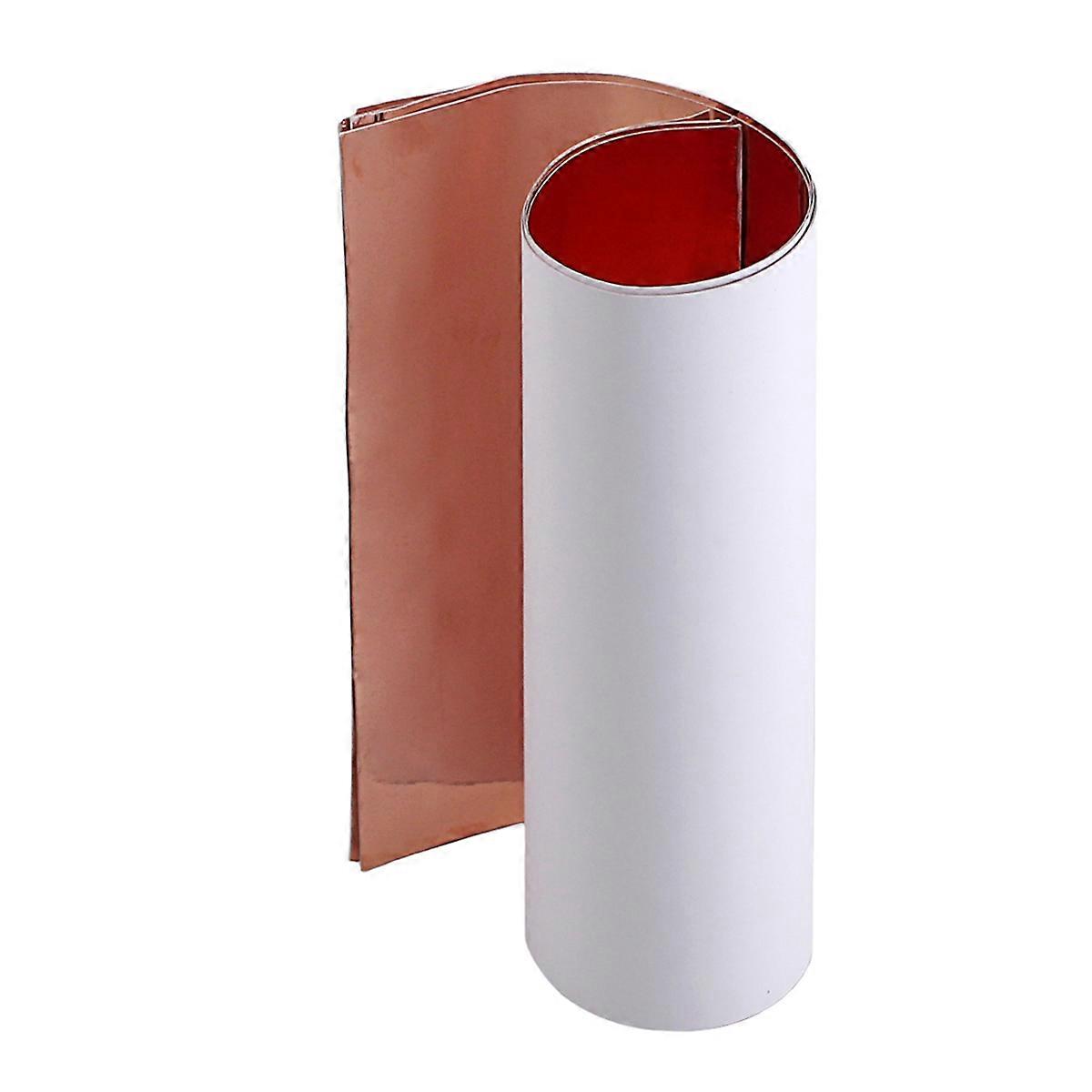 5pcs Adhesive Copper Foil Sheets for Electrical Repairs, Stained Glass, and EMI Shielding – Strong Adhesion, Easy to Shape