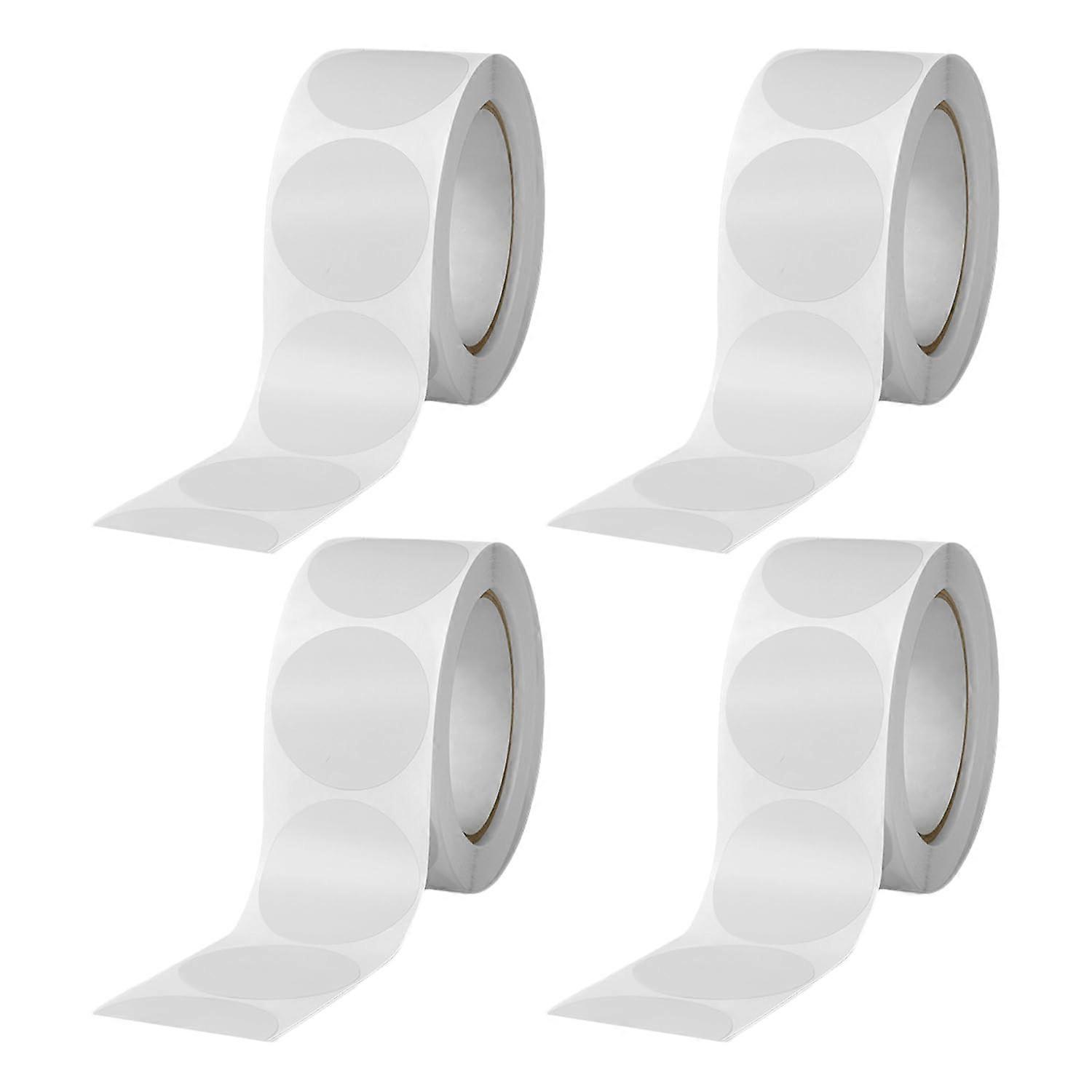 2000 Pieces Round Transparent Seal Stickers, 20mm Clear Self-Adhesive Label Stickers for Gift Boxes and Envelopes