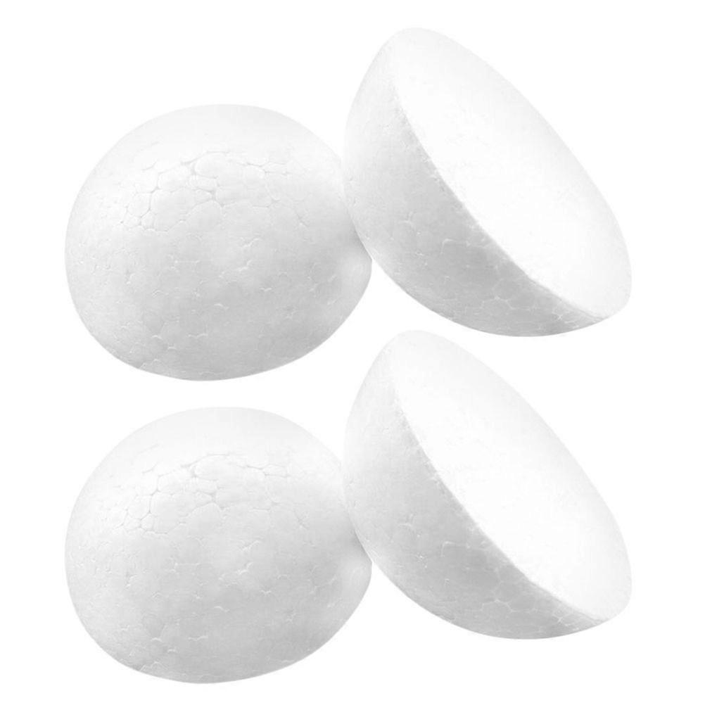 4 قطع الرغوة البيضاء نصف الكرة الأرضية لأعمال DIY الحرف نصف دائرة رغوة نموذج مرنة رغوة نصف الكرة الأرضية لترتيبات الأزهار لزفاف لوازم ديكورات الحفلات