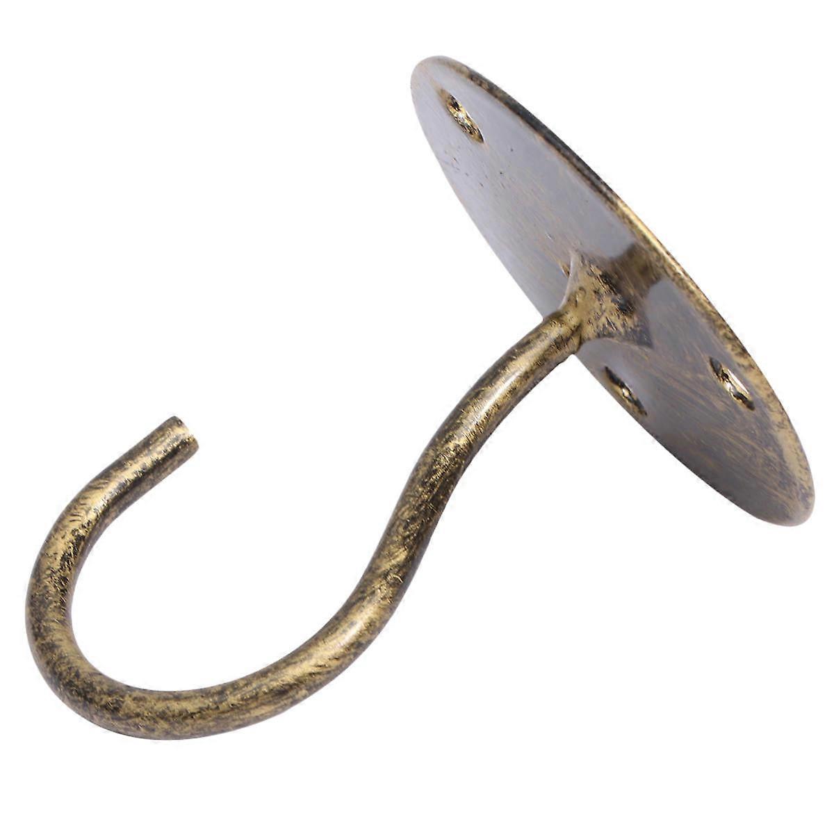 Ceiling Hanger Hooks Wall Hanging Hooks Outdoor Use Bronze Sturdy Reliable Hook 1Set