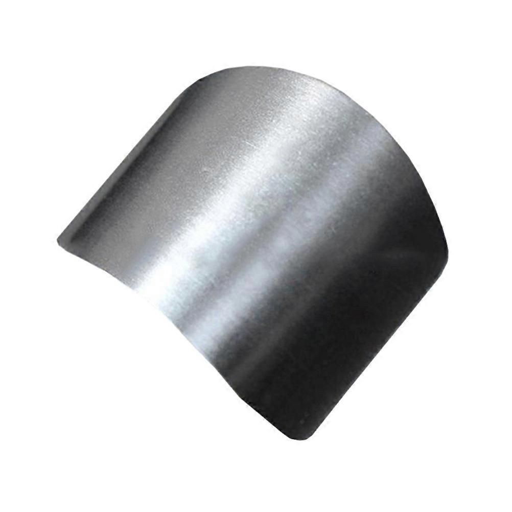 Stainless Steel Hand Protector for Safe Vegetable Cutting in Home Kitchen Silver Adjustable Fits Most Fingers 2 Pcs
