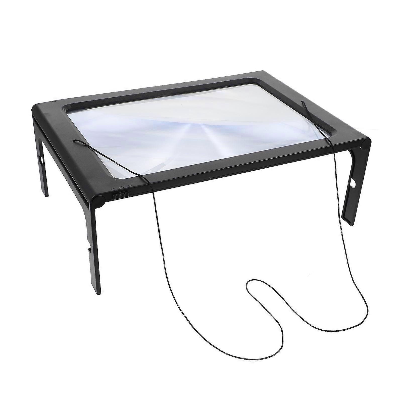 Desktop Page Magnifier Whole Page Magnifier Sheet for Readers 30X21X2CM Magnifying Reading Assistance 1Pcs