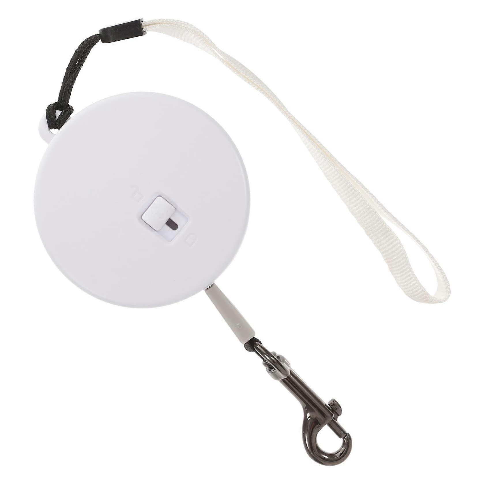 Retractable Dog Leash for Dogs 15ft Automatic Tangle-Free White Lightweight Design for Relaxed Walks