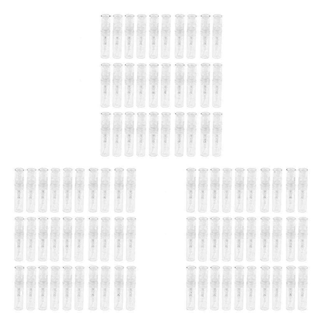 90pcs Clear 2ml Empty Plastic Spray Atomizer Bottles - Disposable Travel Perfume Sample Bottles