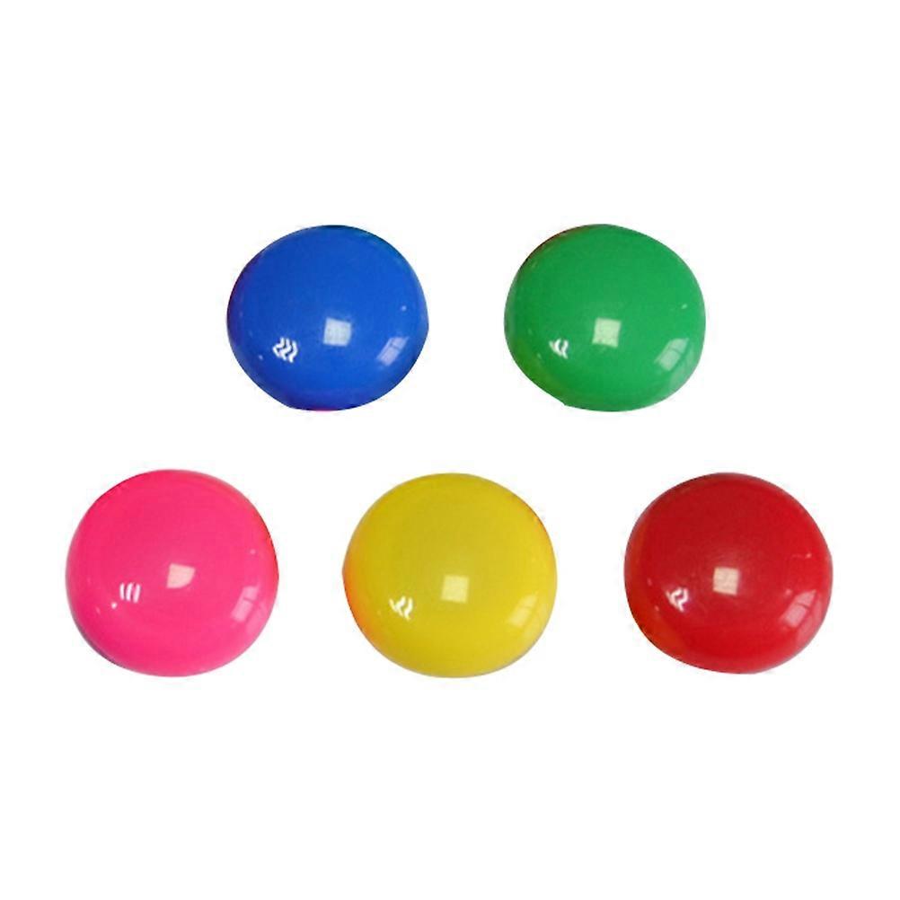 50pcs 30mm Magnetic Thumbtacks Plastic Round Whiteboard Magnets for Message Board and Fridges Random Color