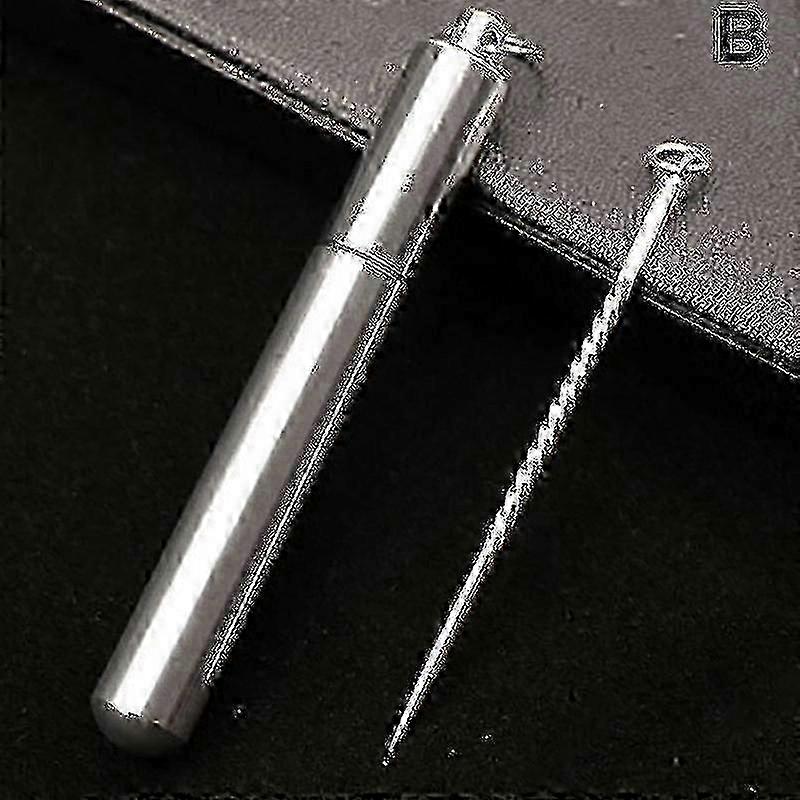 Eco-Friendly Silver Toothpicks Set for Camping, Picnics & Outdoor Dining