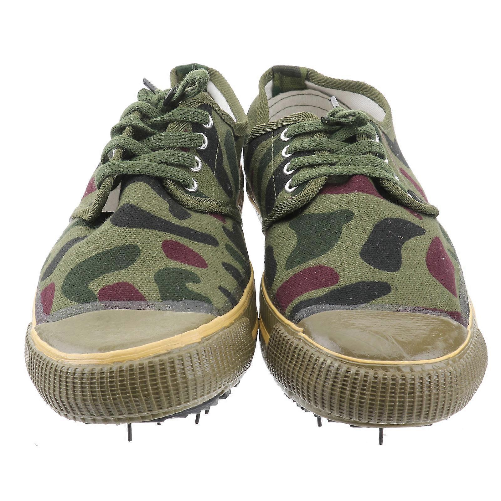 Men's Lightweight Camouflage Training Sneakers Non Slip Rubber Sole Comfortable Low Top Casual Footwear for Outdoor Activities and Daily Running Wear