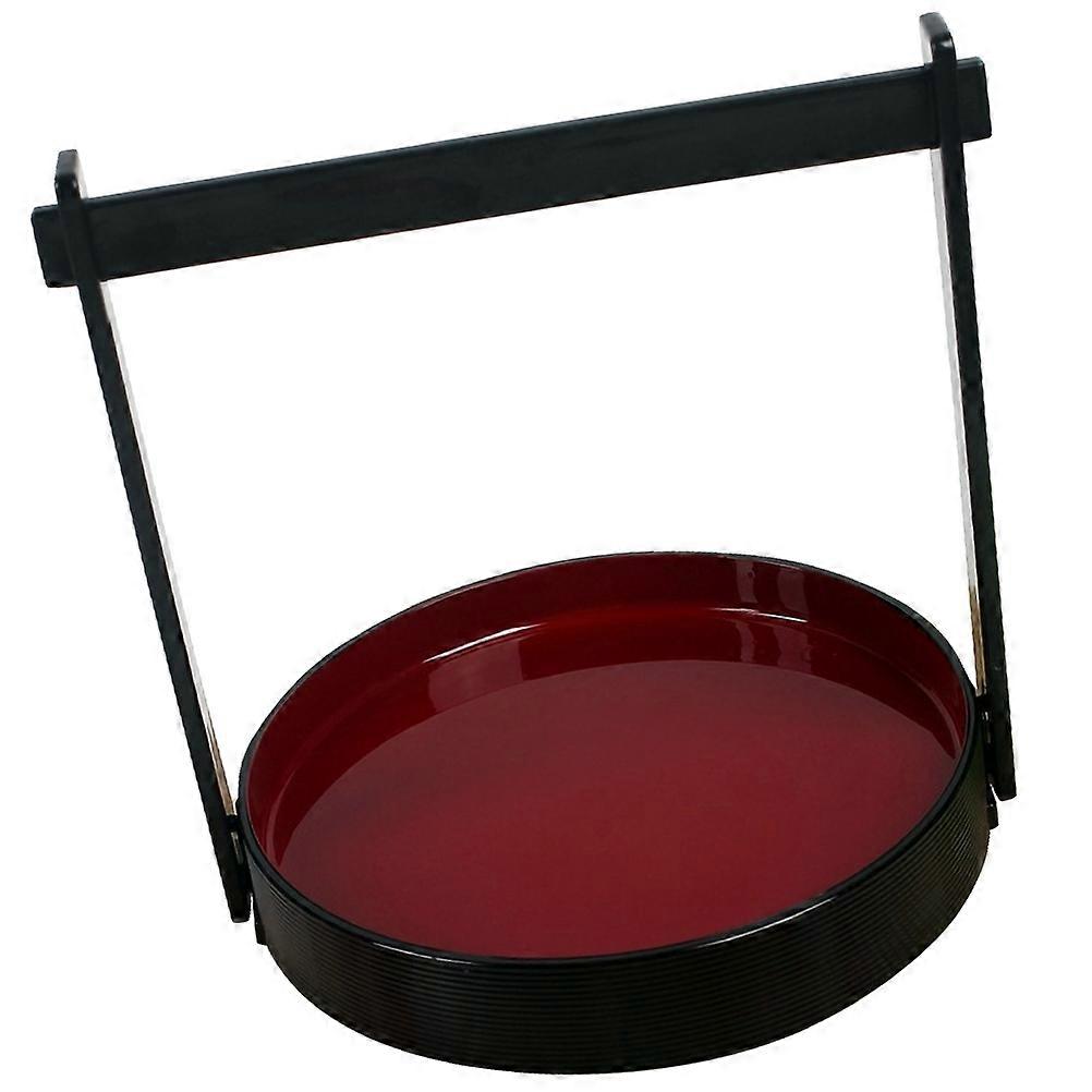 Red Sushi Plate for Storage Elegant and Simple Design Smooth Surface Easy to inch