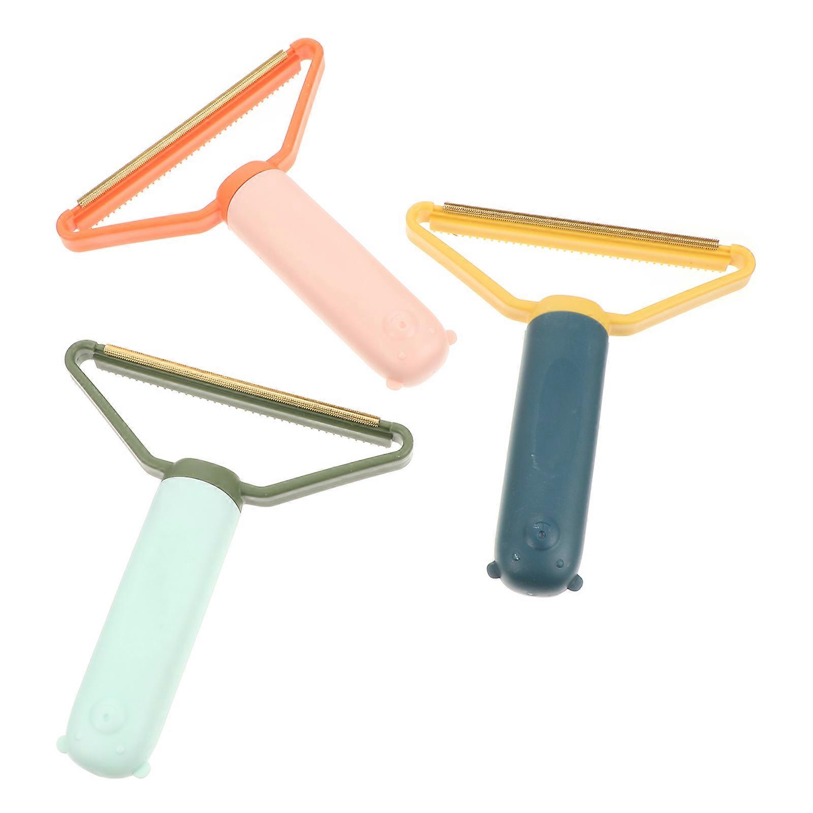 3pcs Reusable Two Sided Lint Cleaner for Clothes, Pet Hair Removal – Manual Hair Catcher with Static Treatment for Sofas, Coats, Carpets – Easy Clean