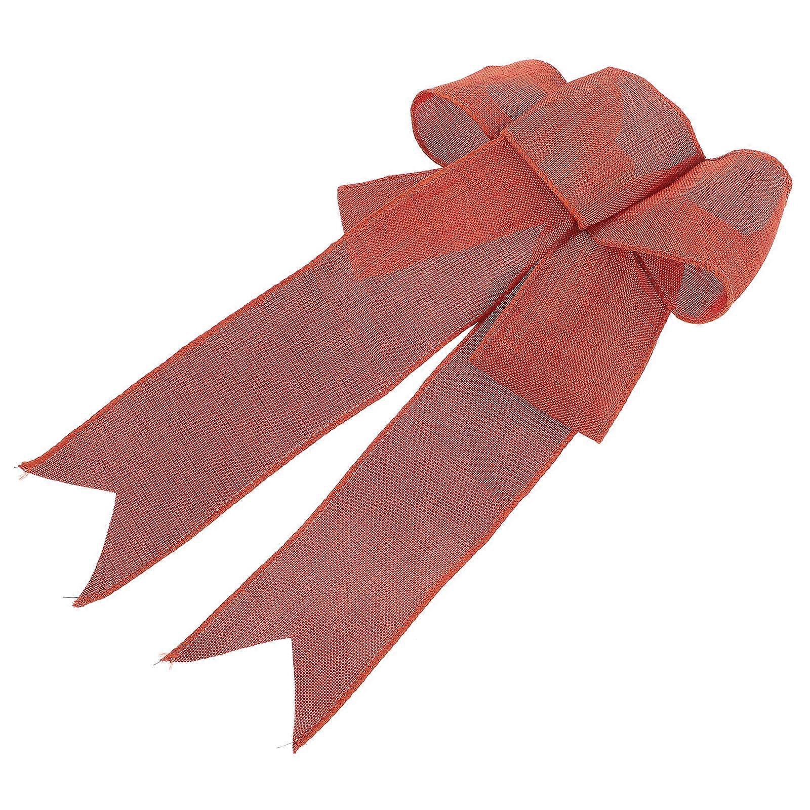 Bows for Decoration Decorative Bow Christmas Decoration for Gift Box Watermelon Red 25x16cm Delicate 1Pack