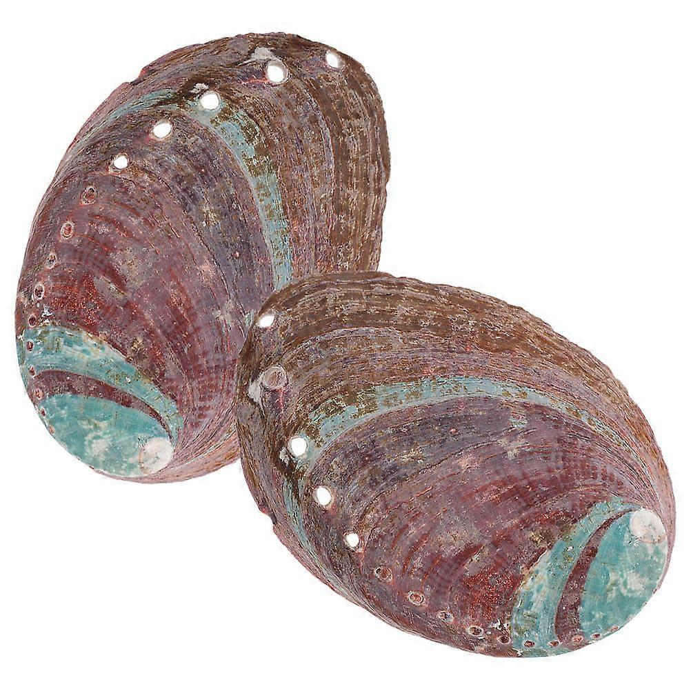 Abalone Shell for Smudging and Temple Burning Container Brown Shell Bowl for Home Use 2pcs
