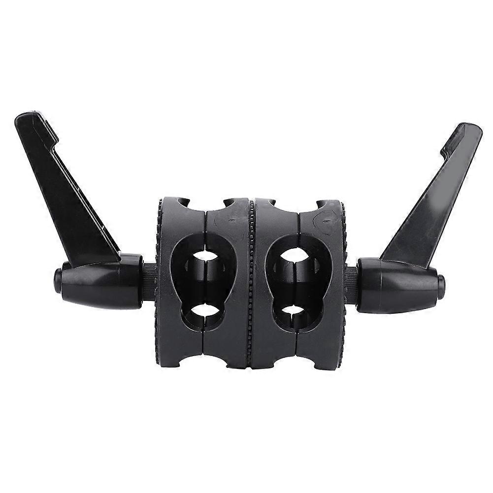 Dual Wheel Reflector Bracket Support Rotator Light Stand Adapter Photography Accessory