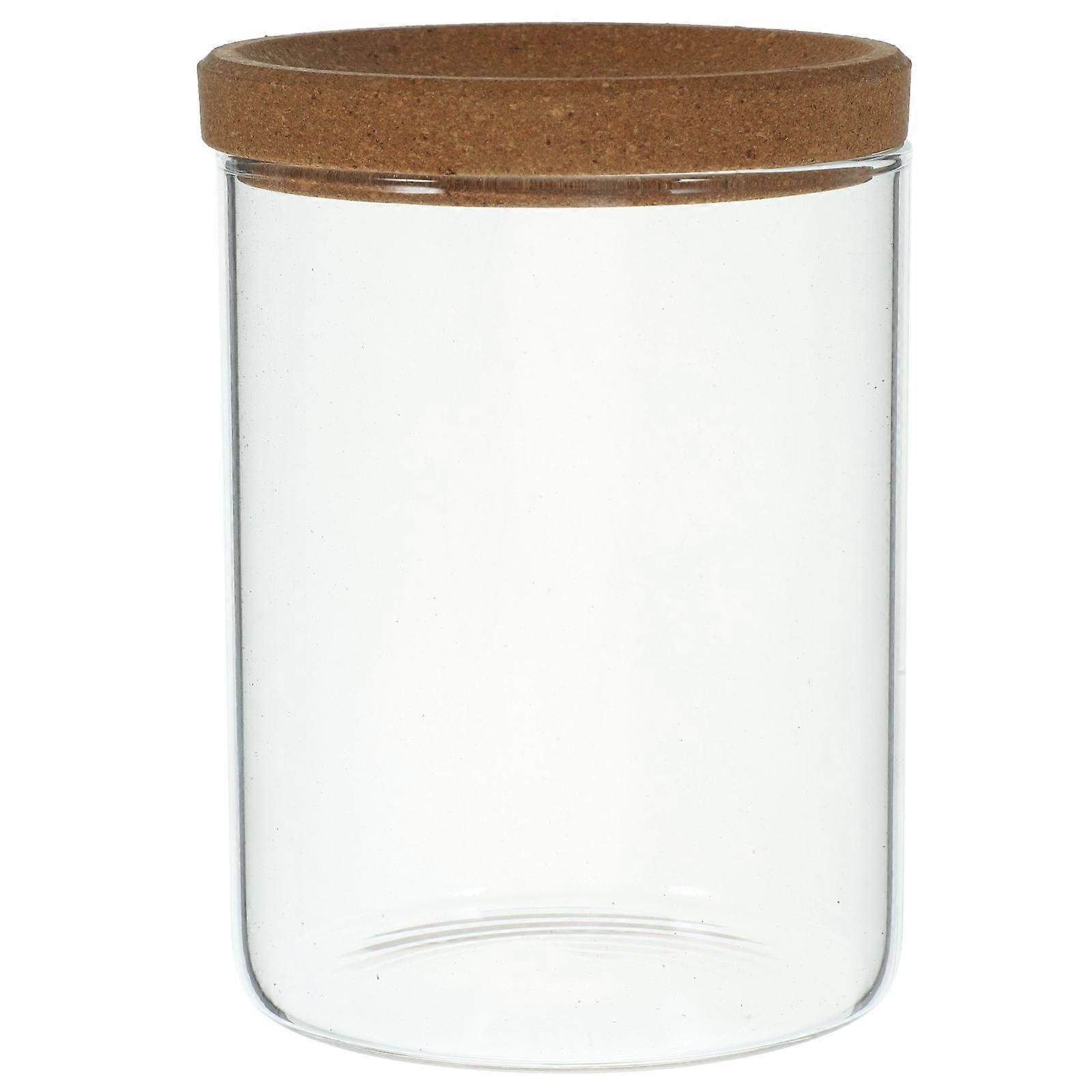 Transparent Glass Storage Box for Home with Lid and Wide Opening Ideal for Bathroom Cabinet or