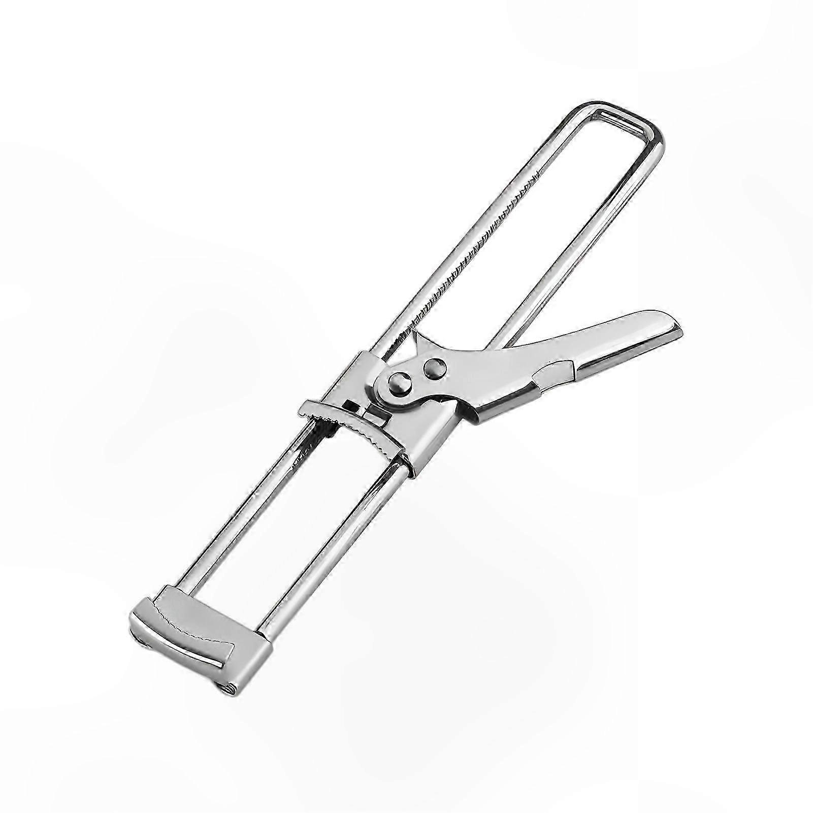Stainless Steel Jar Opener with Adjustable Grip and Comfort Handle for Lids, Bottles, and More