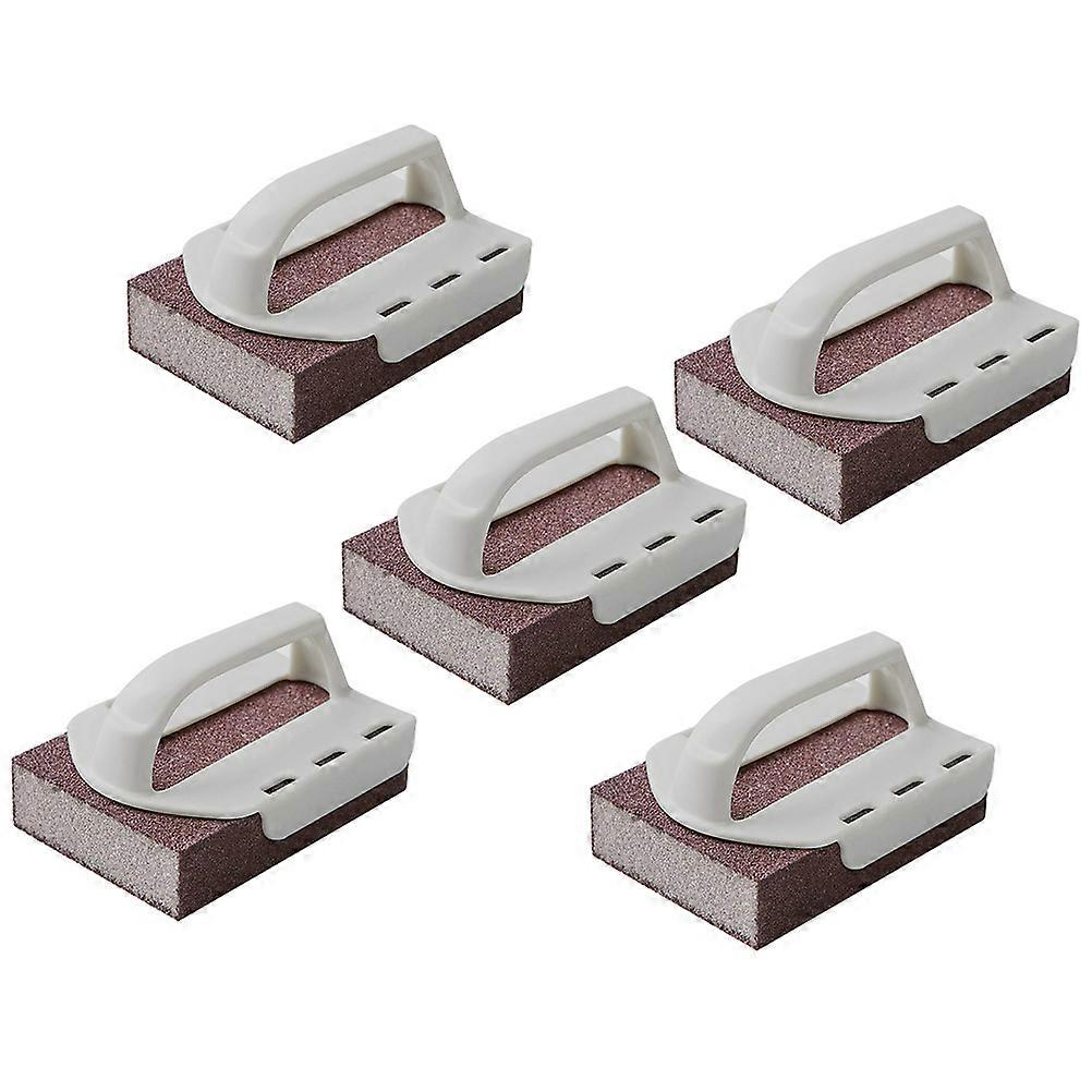 Emery Sponge Cleaning Wipes for Kitchen Descaling 5pcs Assorted Color Durable Synthetic Material