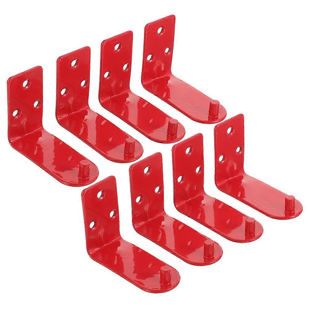 8pcs Wall Bracket for Fire Extinguisher Hook Rack – Easy Installation, Home and Camping Use