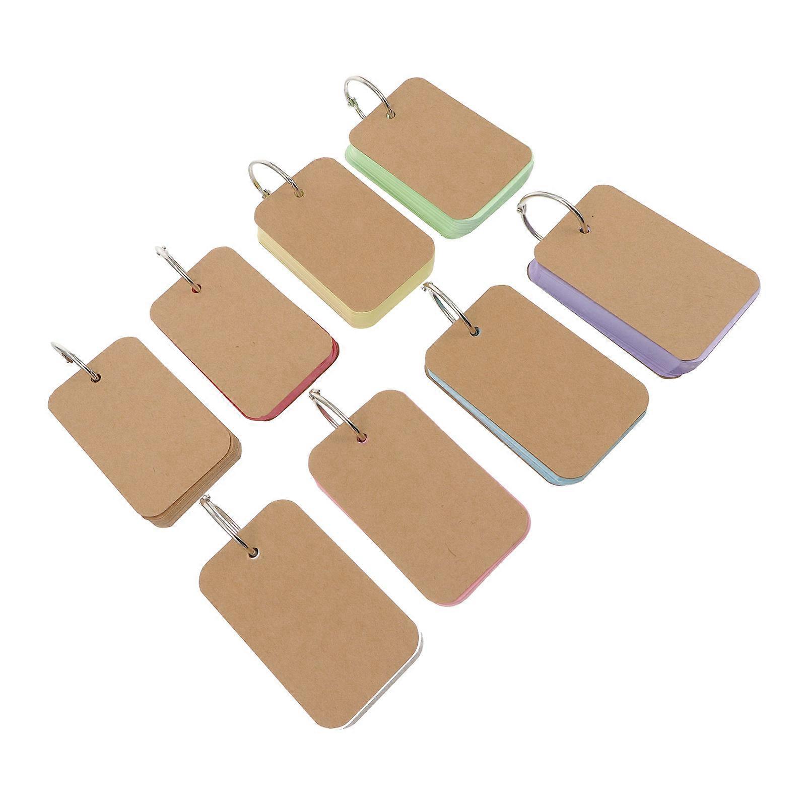 Graffiti Cards for Writing with Assorted Color Paper Perfect Daily Memo Cards for Students Travelers Lightweight and Portable 8pcs