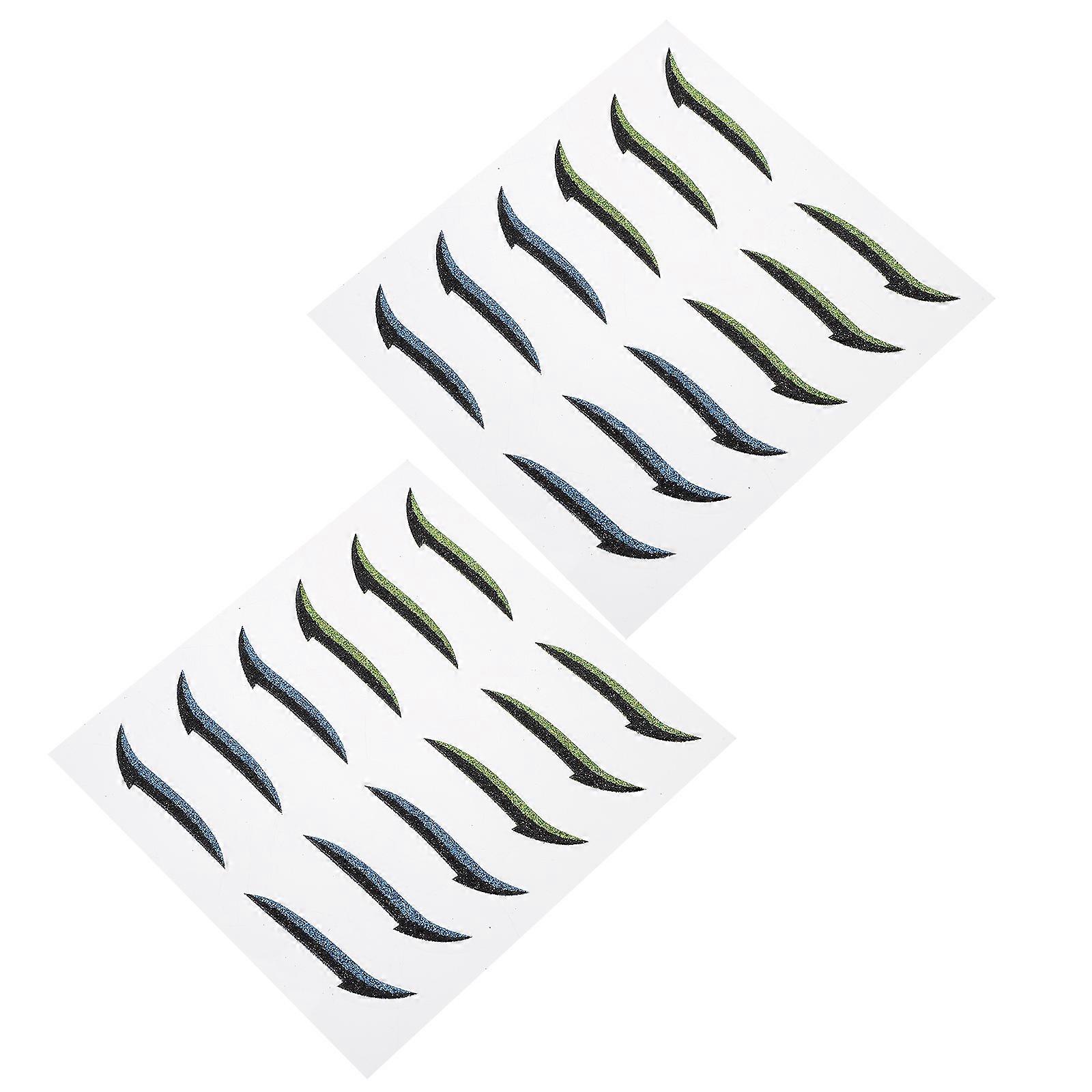 12 ζεύγη αόρατα αυτοκόλλητα eyeliner λωρίδες γραμμής ματιών για γυναικεία εργαλεία μακιγιάζ