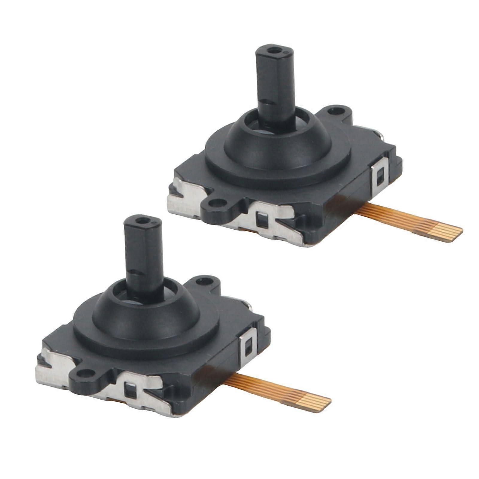 Analog Joystick Replacement for 3 Controllers, Screw-In Rocker Module, Compatible with Various Models, 2 Pieces