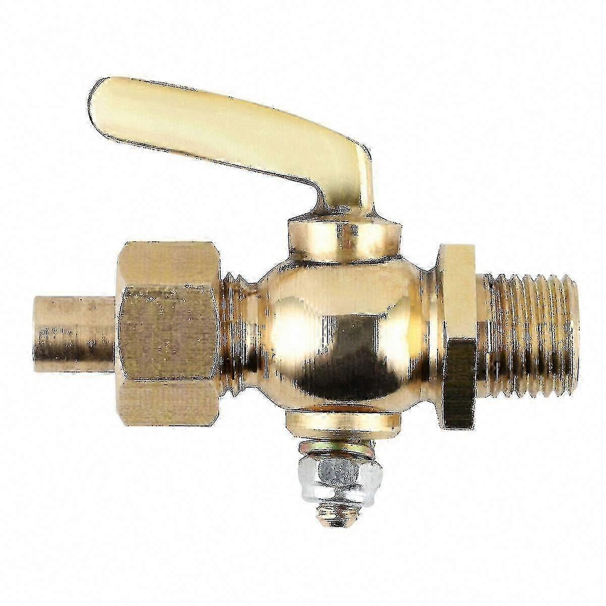Vintage Motorsykkel Messing Drivstoff Bensinkran 1/4" BSP Passer for klassiske sykler