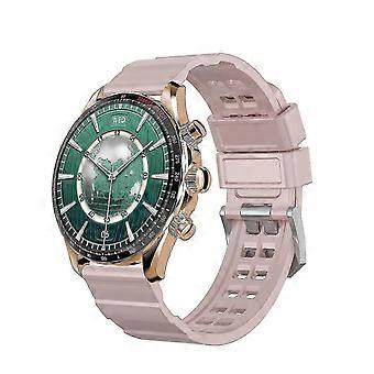 New Y99 Bluetooth Call Smart Watch Heart Rate Blood Oxygen Monitoring Rose Gold-gold Side Powder Glu