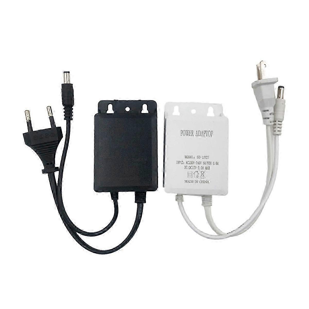 12V 2A Power Adapter Waterproof Power Surveillance Camera Rainproof Power Adapter Light Strip Suppl