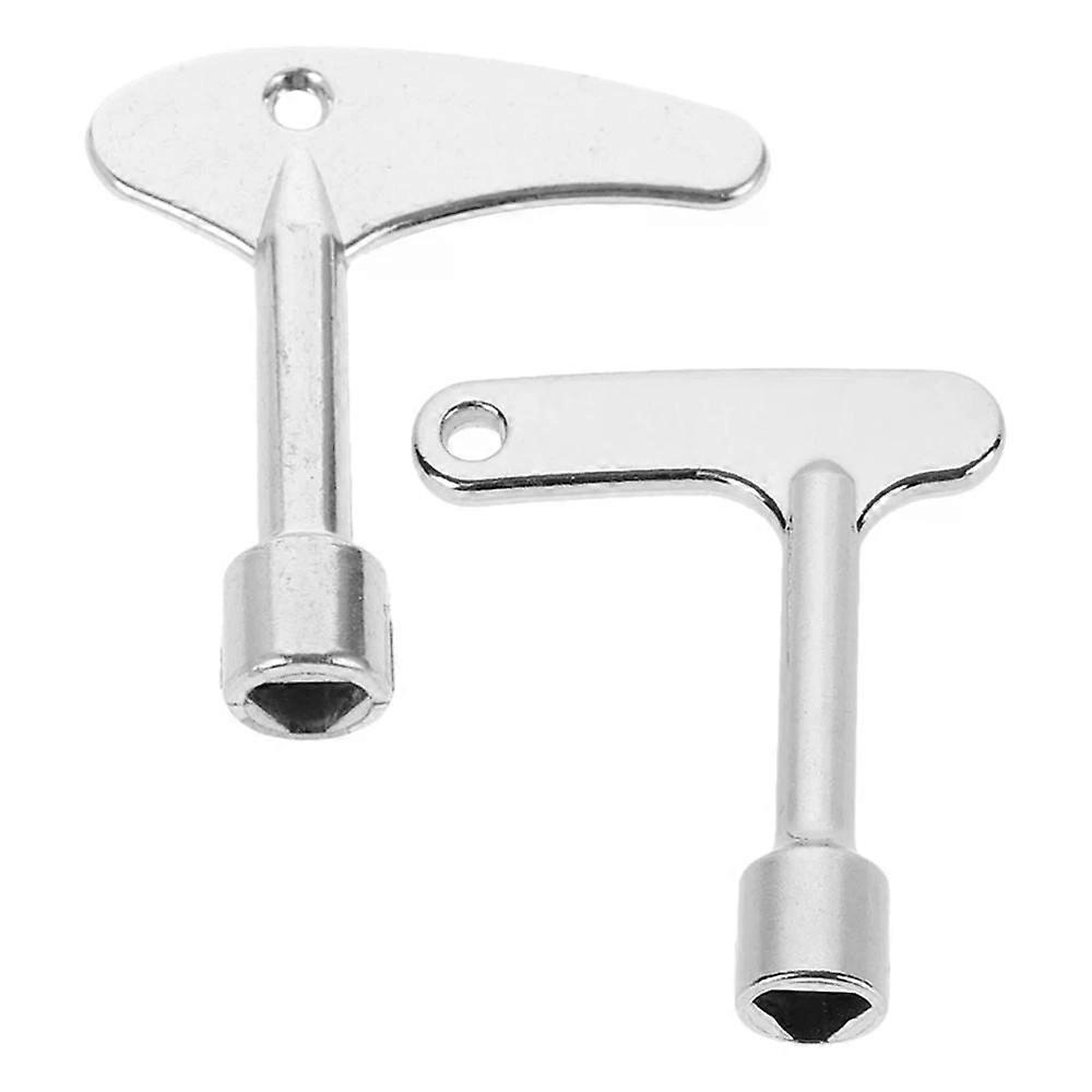 Triangle Lock Key, 2 PCS Universal Multi-functional for Elevator Door & Cabinet