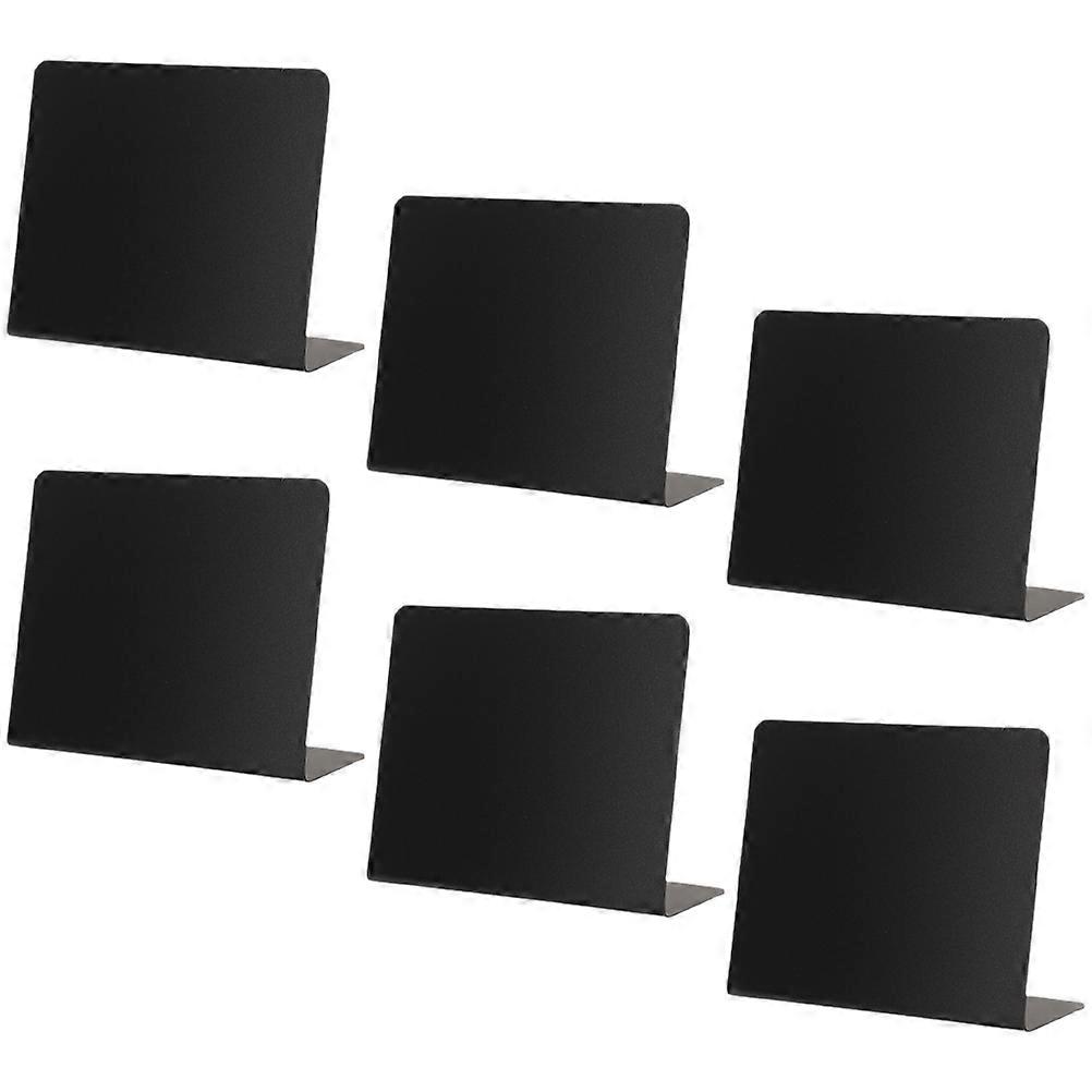 Food Labels for Party Buffet Drawing Blackboards for Writing 6Pcs