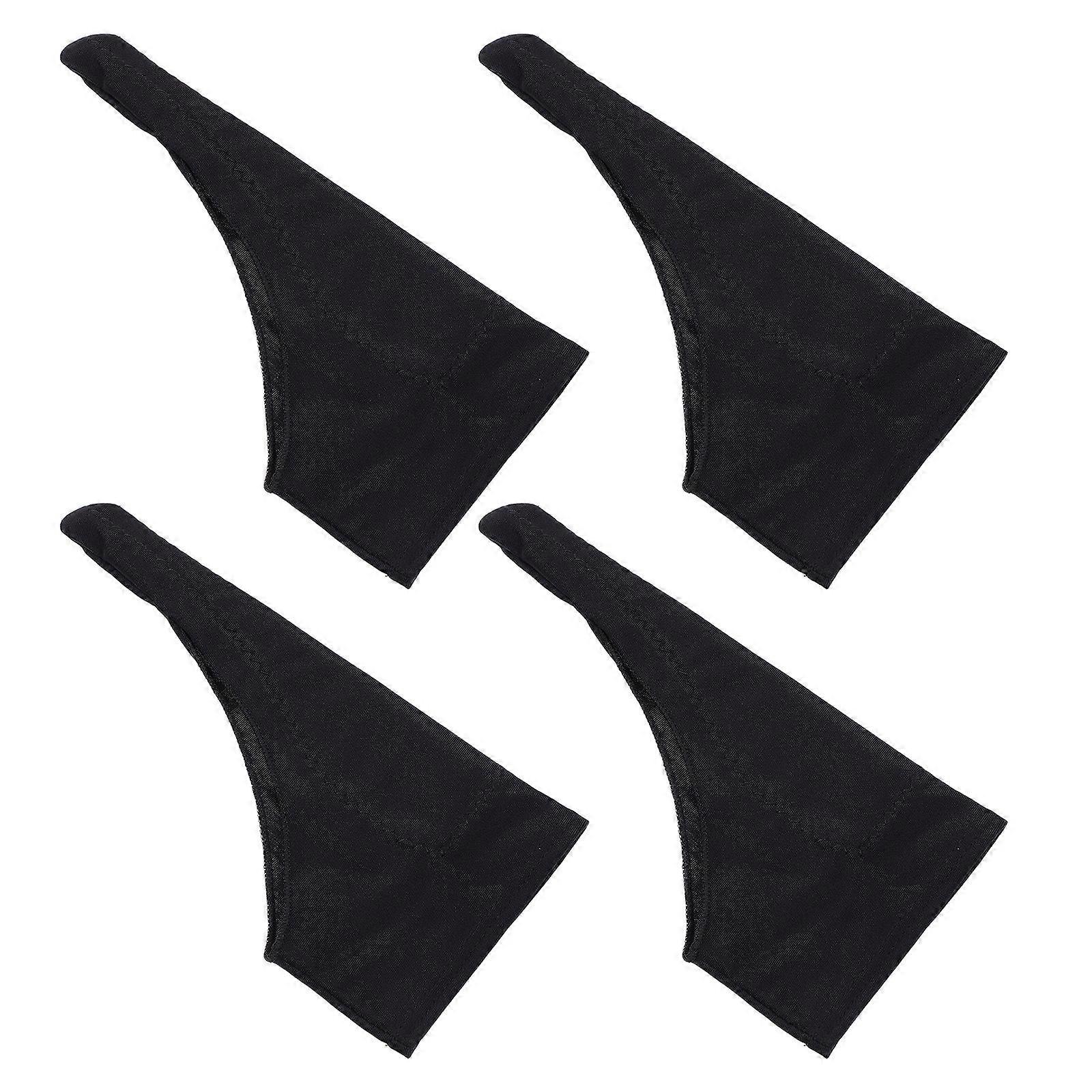 Digital Drawing Glove 4Pcs Black Size L For Graphic Drawing Tablets Prevent Drag Functionality