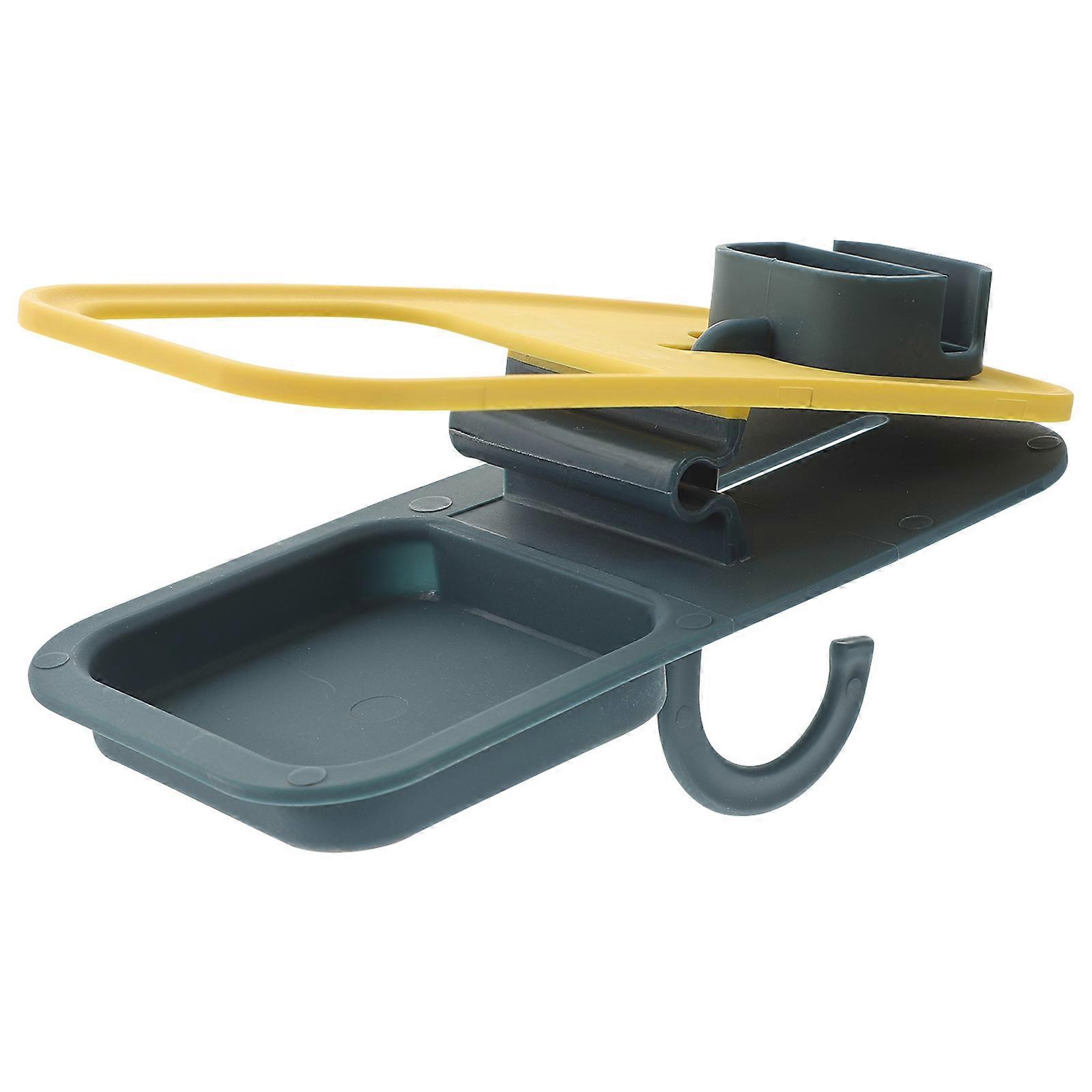 Clip On Cup Holder for Desk Made of Nylon Glass Fiber and PP Perfect for Home Use Yellow Color Fits Most Cup Sizes