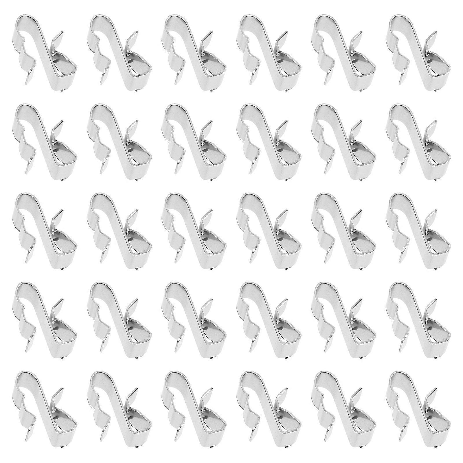 50PCS Double Wire Clips for Solar Cable Easy Installation Cable Management Clamps for Photovoltaic Systems