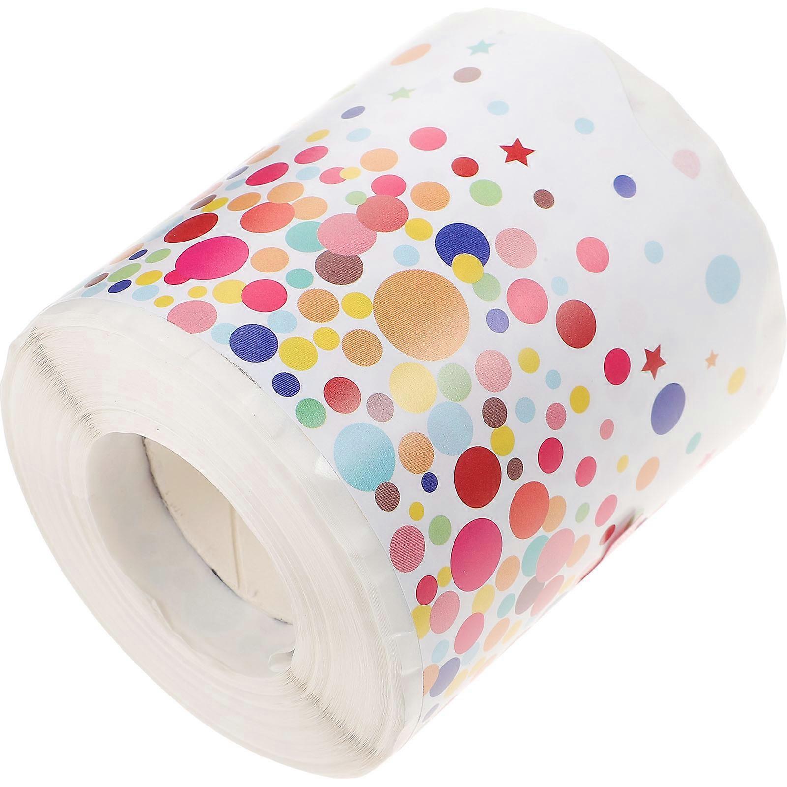 Bulletin Board Borders Decor Wave Dot Design Perfect For DIY Crafts Daily Decorative Usage 1Roll