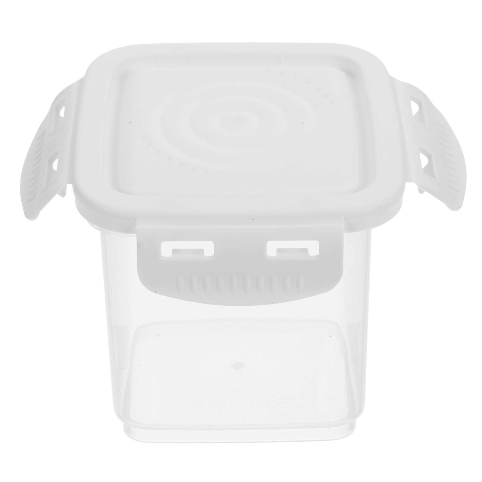 Compact Airtight Food Storage Container Reusable Seal Box for Bread, Fruits & Kitchen Use Easy to Clean Practical Countertop Organizer