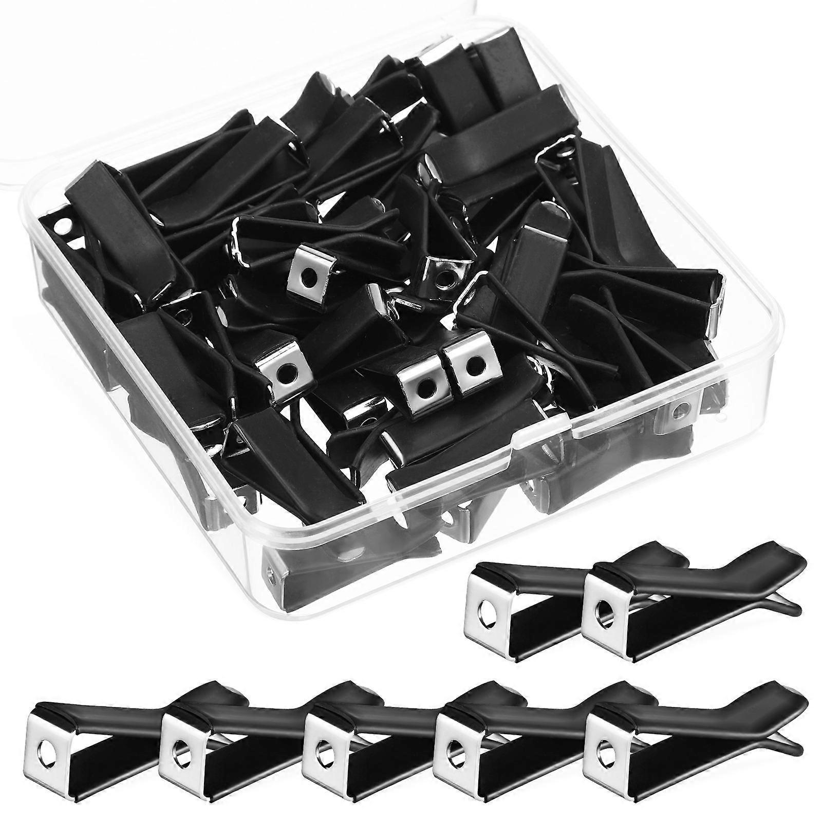 60pcs Durable Metal Car Air Vent Clips for Air Fresheners, Sunglasses & Decorations – Compact Design for Secure Attachment in Cars, Buses & Homes