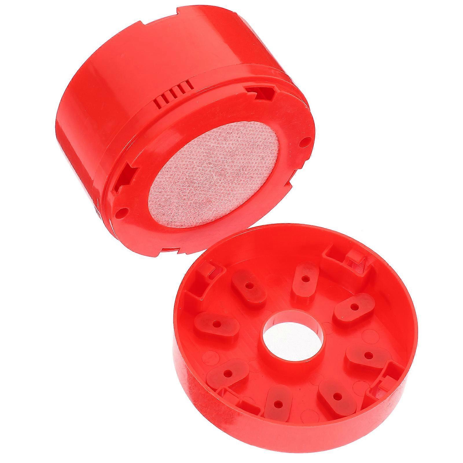 Portable Mini Vacuum Cleaner for Daily Use Red Plastic Lightweight Handheld 0.5L