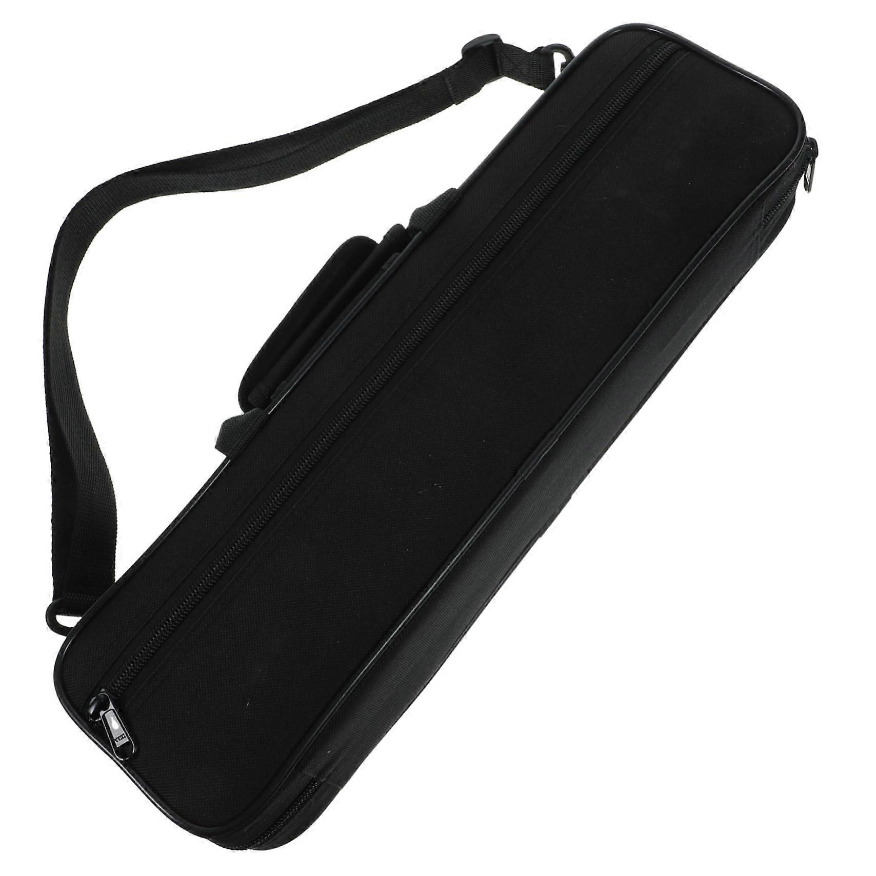 Elegant Flute Case Oxford Cloth Instrument Storage With Quick Release Flute Holder
