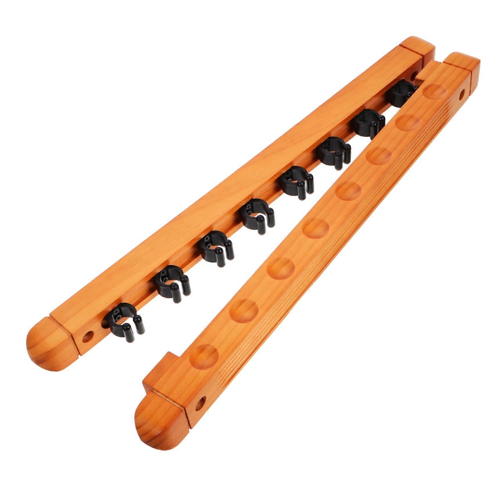 1 Set Wall Cue Rack, Billiard Pool Cue Holder, Pool Cue Rack, Billiard Pool, Wall Mounting, Billiard Accessories, 8 Cue Wall Billiard Stick Rack