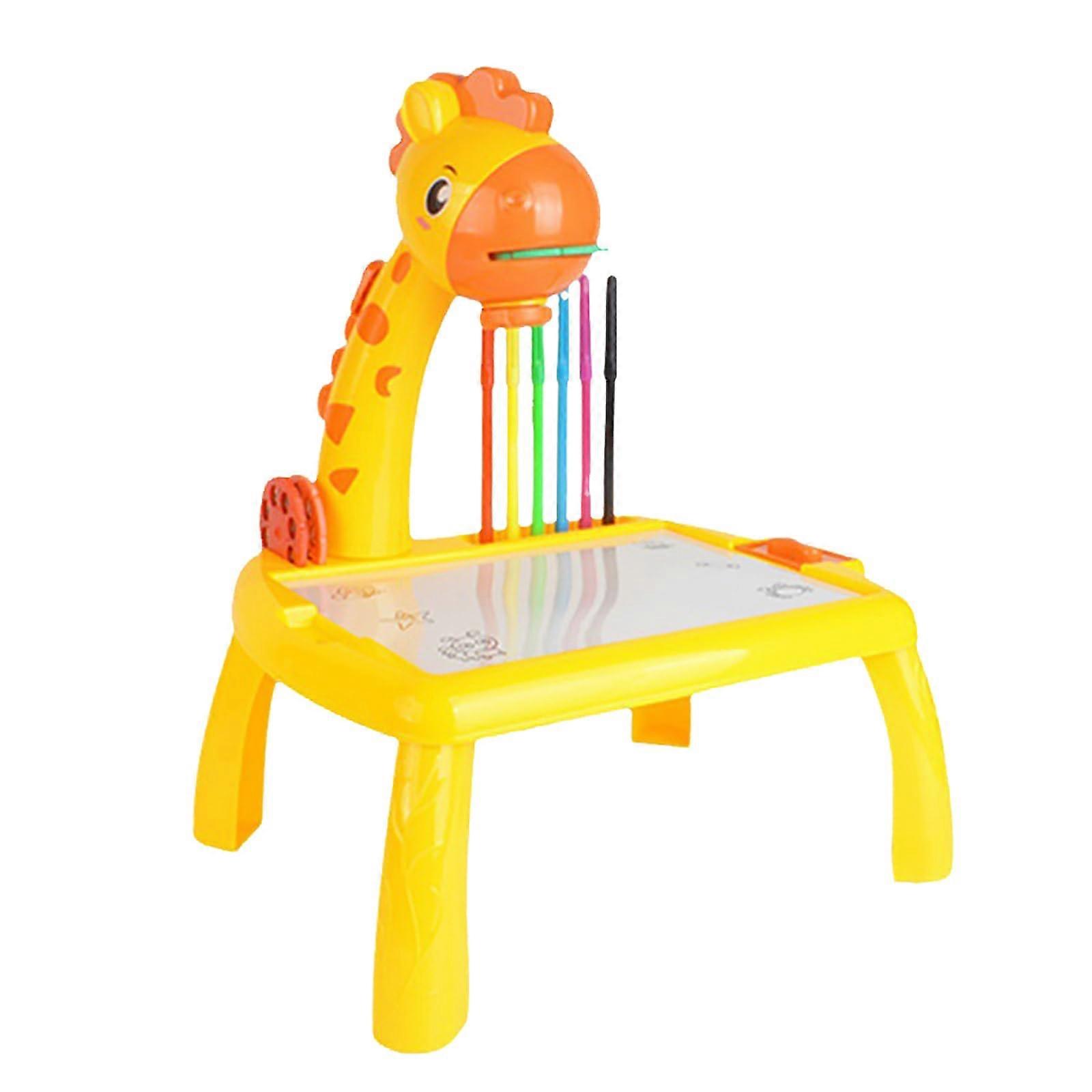 Children's LED Projector Drawing Table Toy Educational Painting Set for Kids - Interactive Art Board Learning Tool