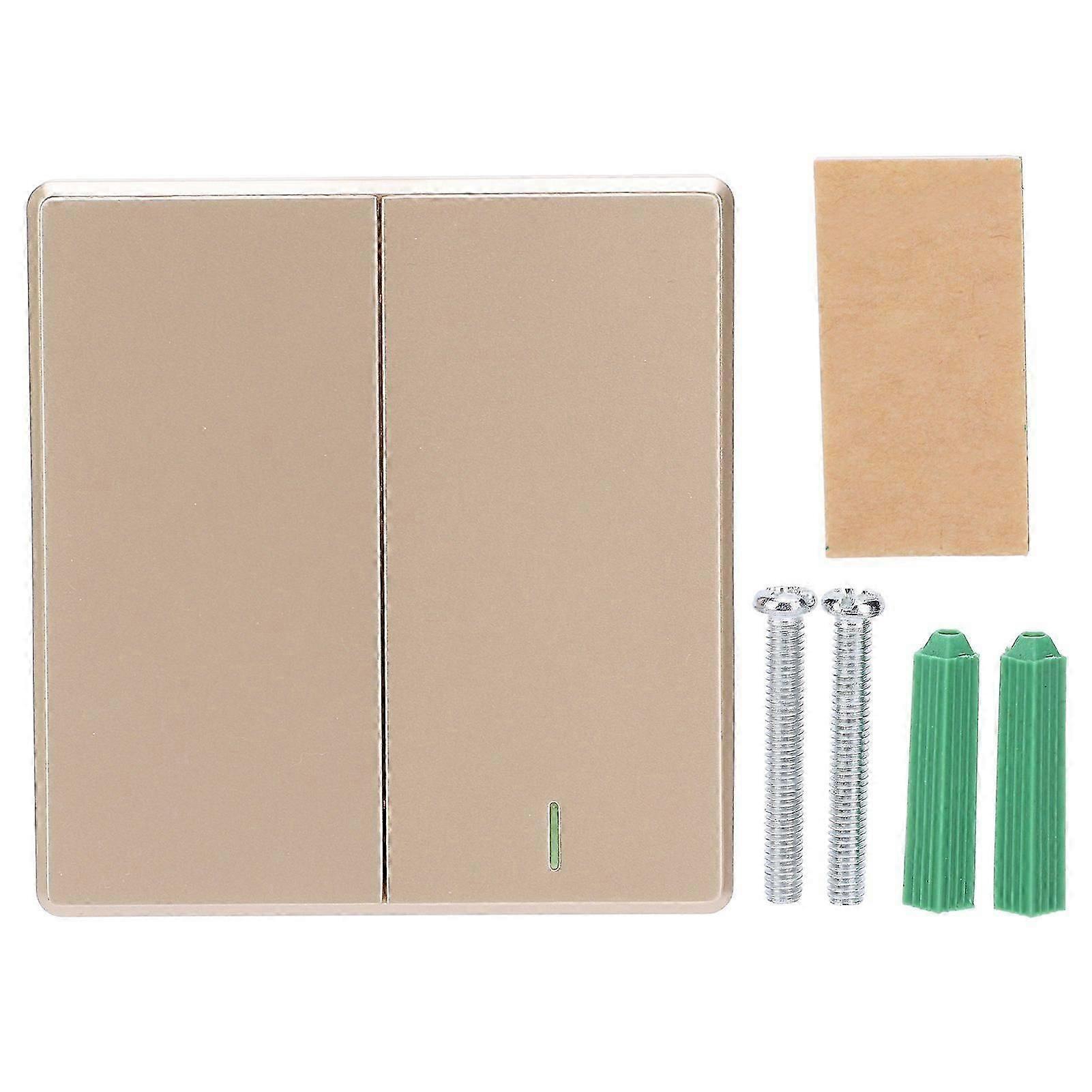 For TDL9987?2 Wireless Switch Remote Control 2 Button Panel Wall Mounted Light Switch