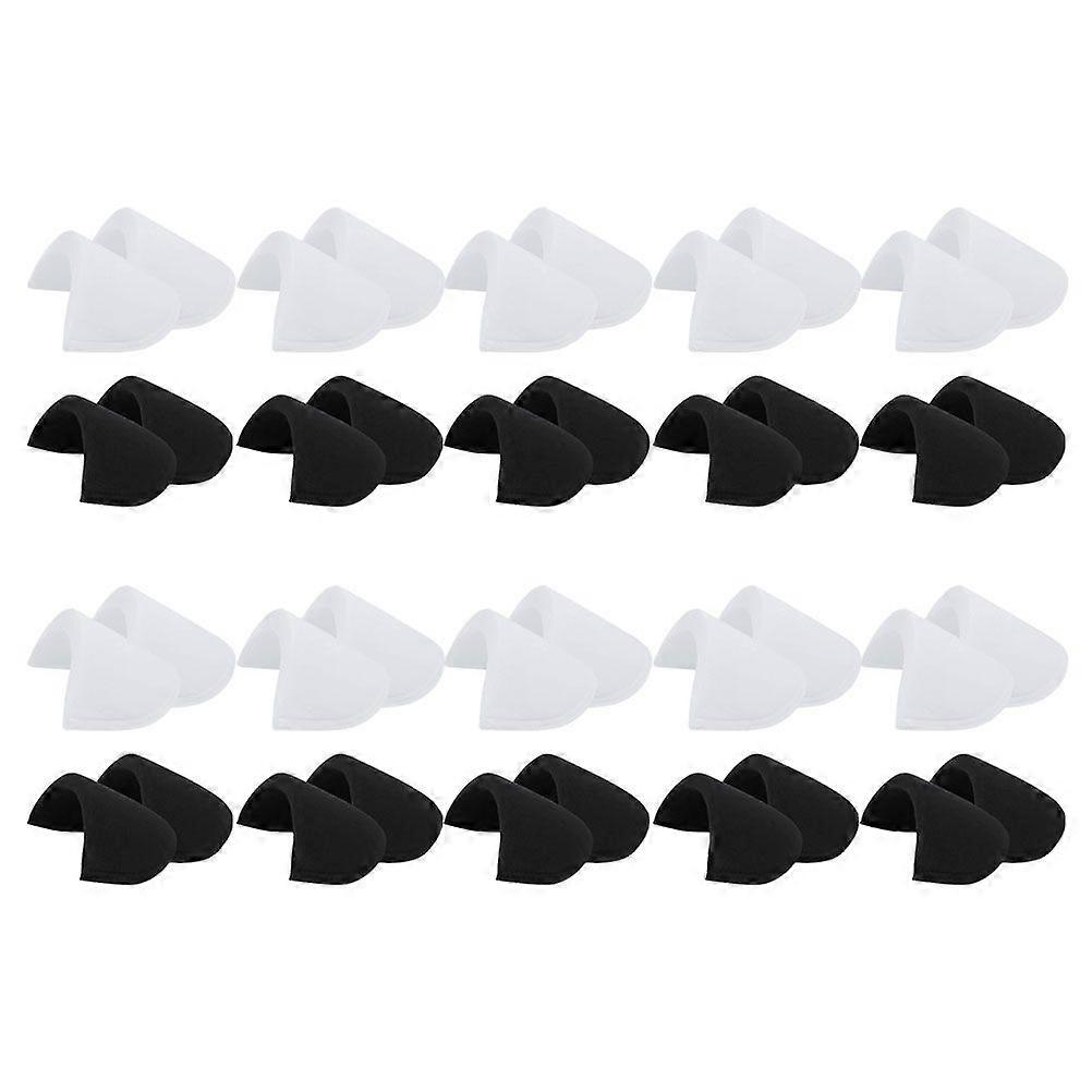 20 pairs of Sponge Shoulder Pad Shoulder Enhancer for Women Men Suit Coat Jacket