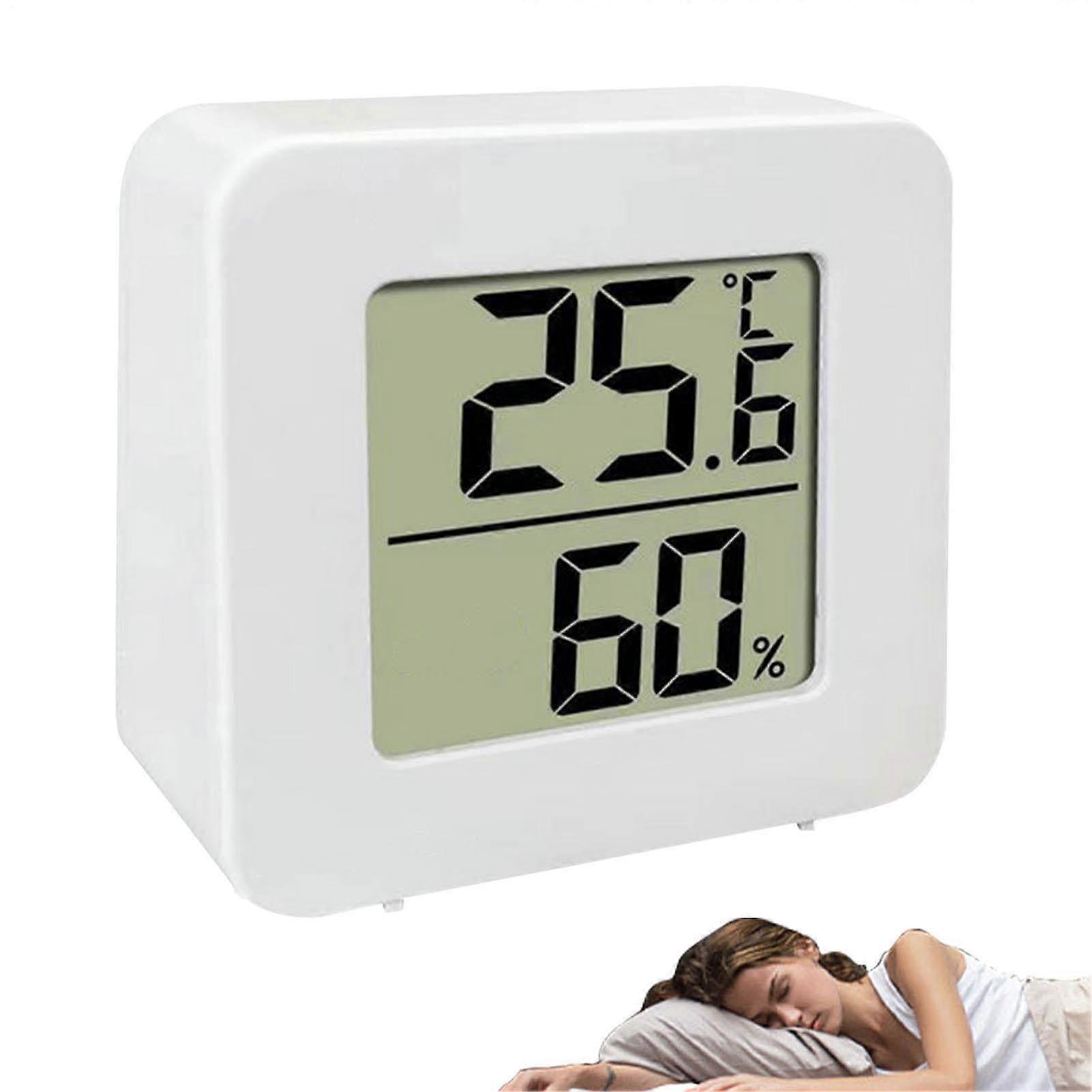 Temperature and Humidity Monitor With LCD - Digital Room Thermometer And Humidity Gauge For Chicken Coops And Terrariums
