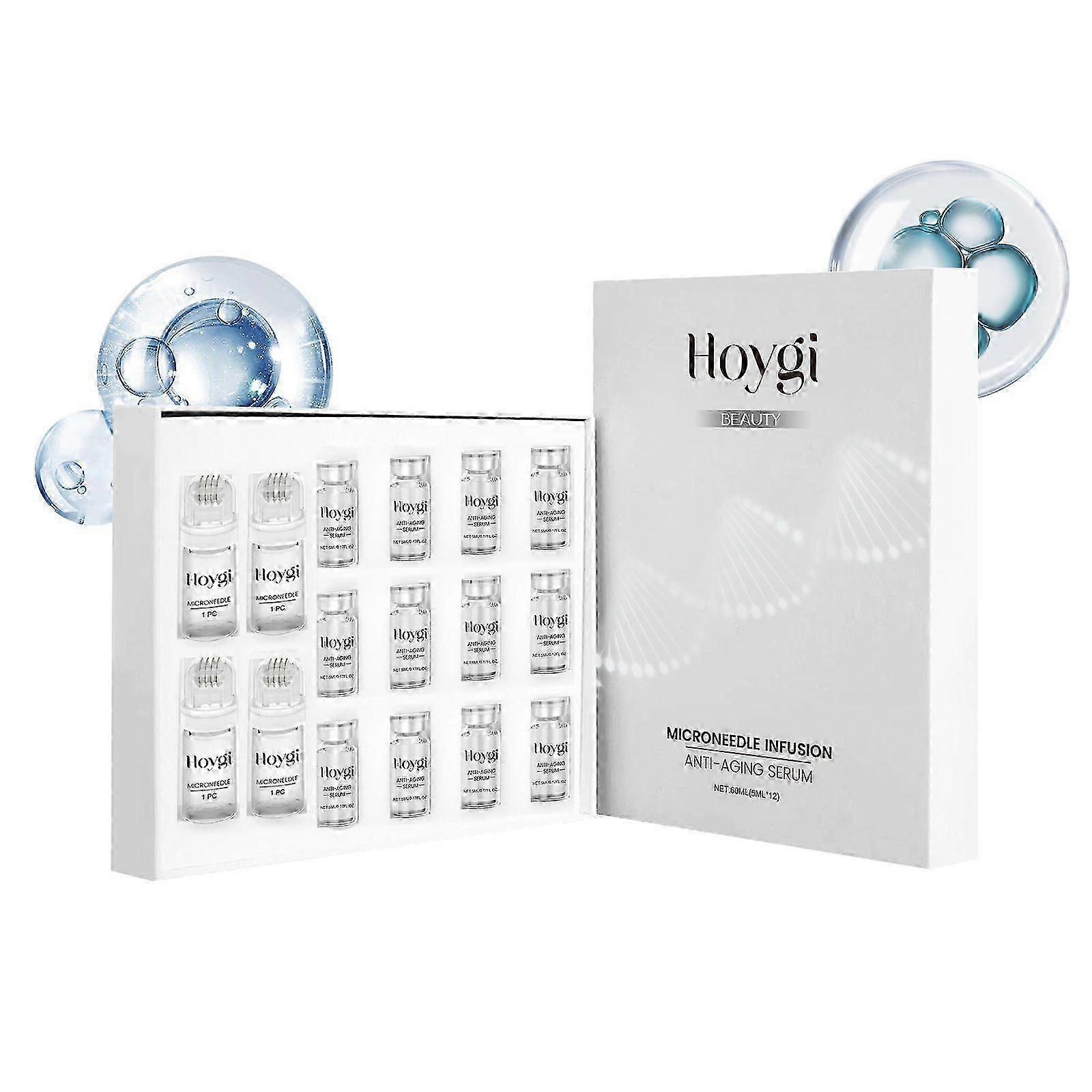 Micro Needling Kit, Micro Infusion Kit For Face, Skin Tightener, Microneedling Infusion System, Anti-Ageing & Smooth Wrinkles Facial Serum