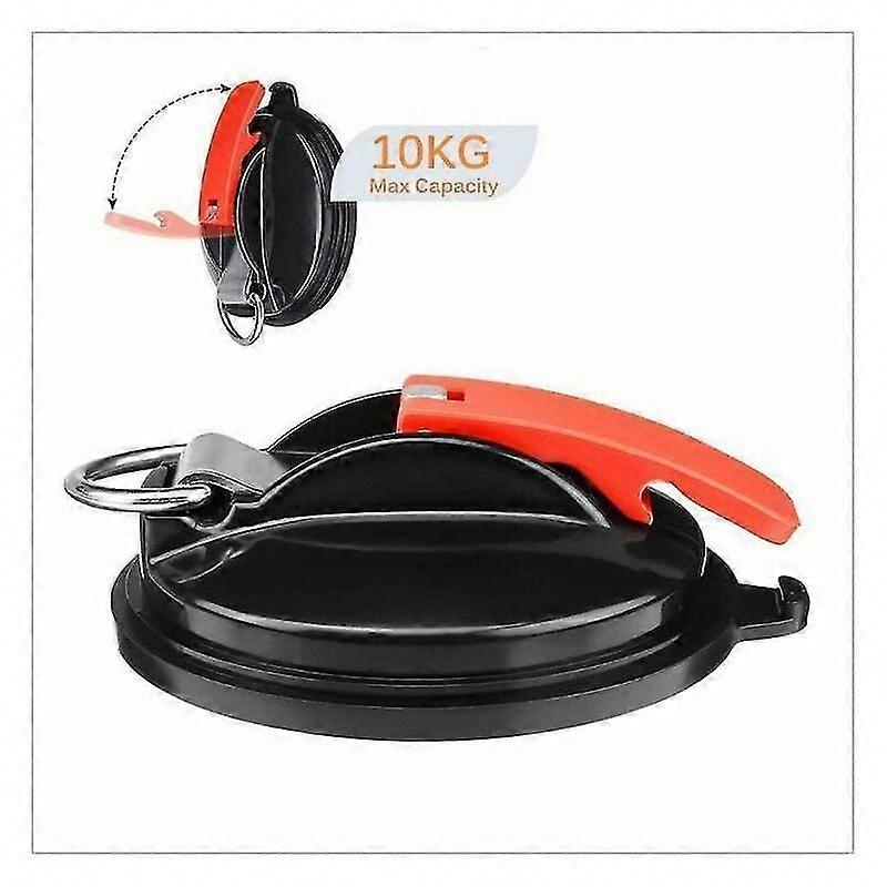 4 Pack Car Suction Cups with 8 S-Hooks - Multi-Function Suction Hooks for Car, Luggage, Tensioners & More