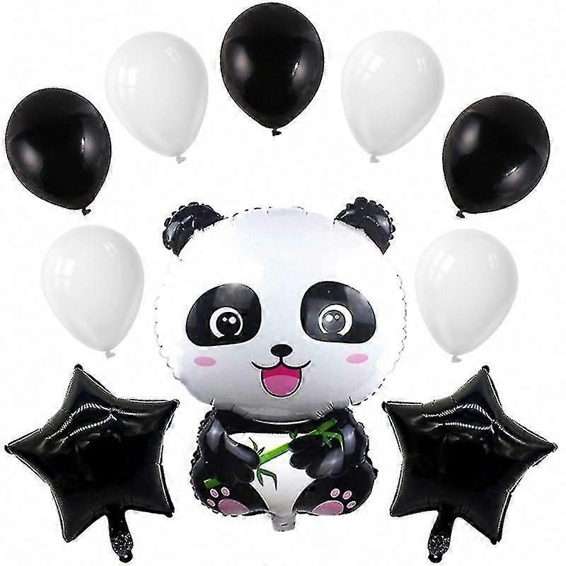 10pcs Panda Theme Balloon Set for Party Decorations