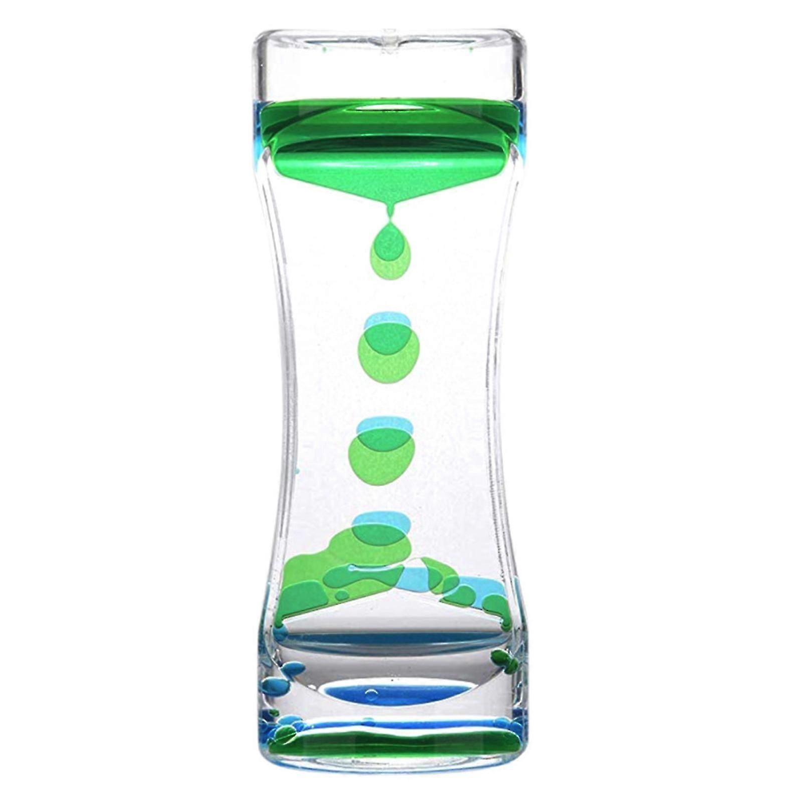 Dual Color Liquid Sensory Timer, Hourglass Timer For Autism, Sensory Needs, Adhd, Stress Relief, Anxiety Acrylic Creative Ornament