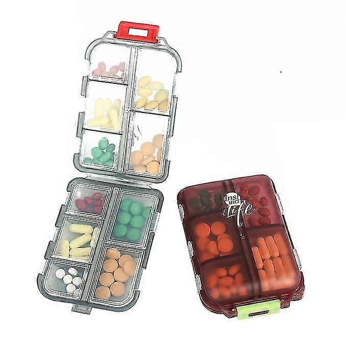 Pill Case Portable Small Weekly Travel Pill Organizer