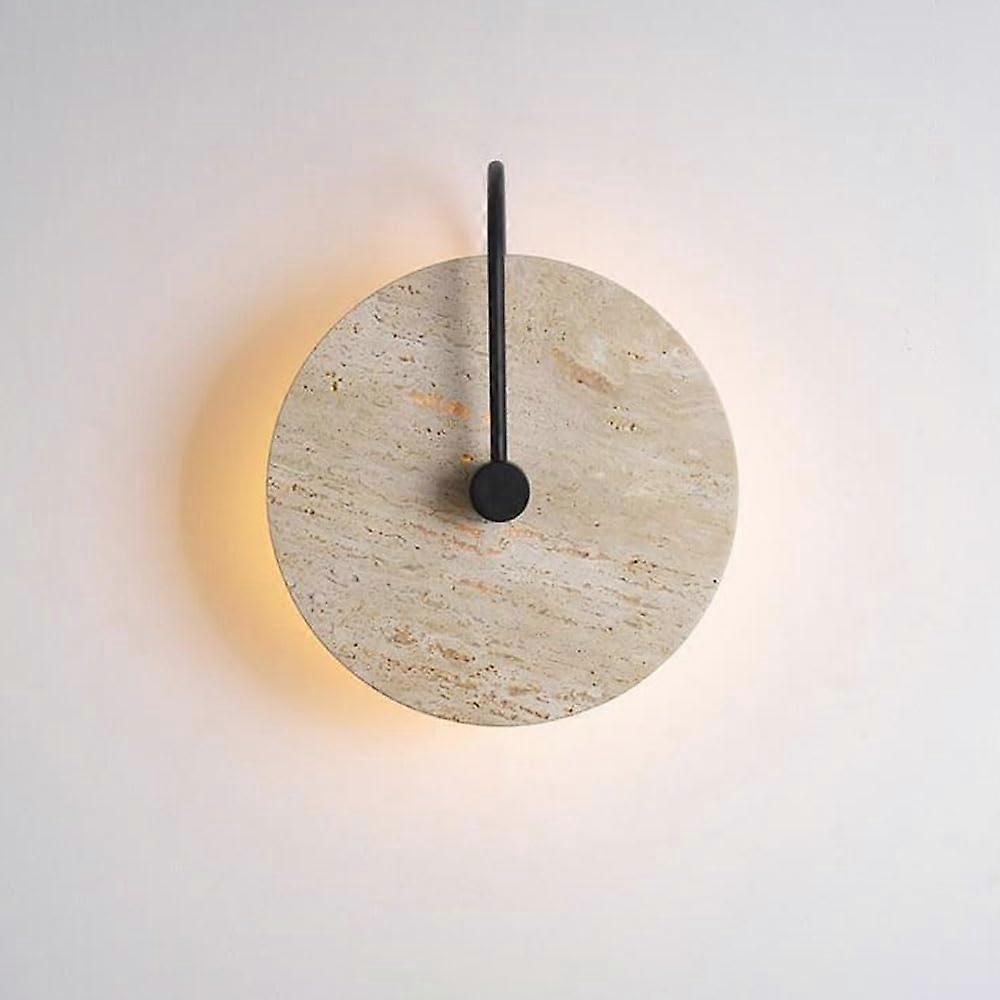 Wall Sconce LED Stone Wall Light Nordic Round Natural Stone Art Deco