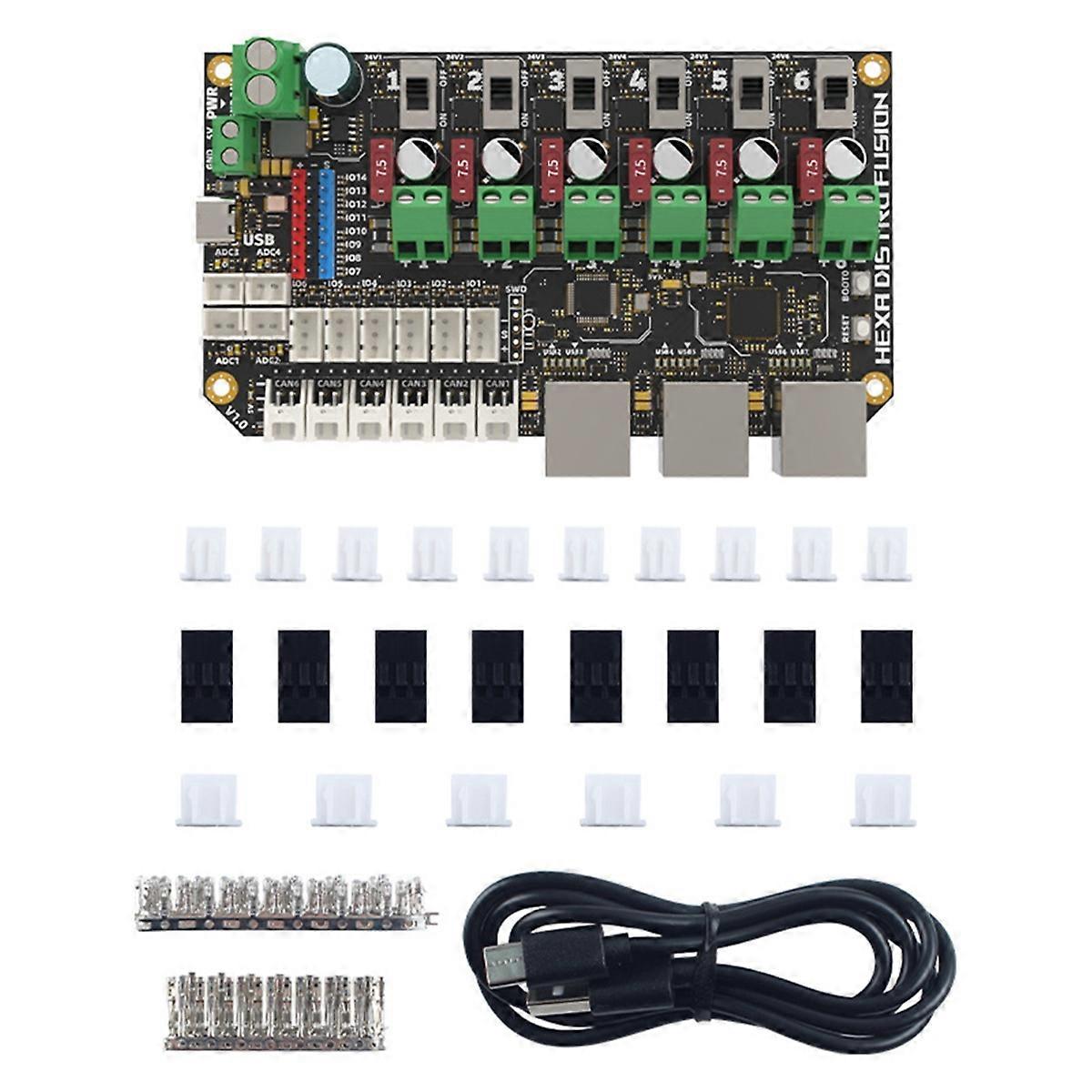 3D-Drucker Multifunktions-HUB Hexa Distro Fusion Board
