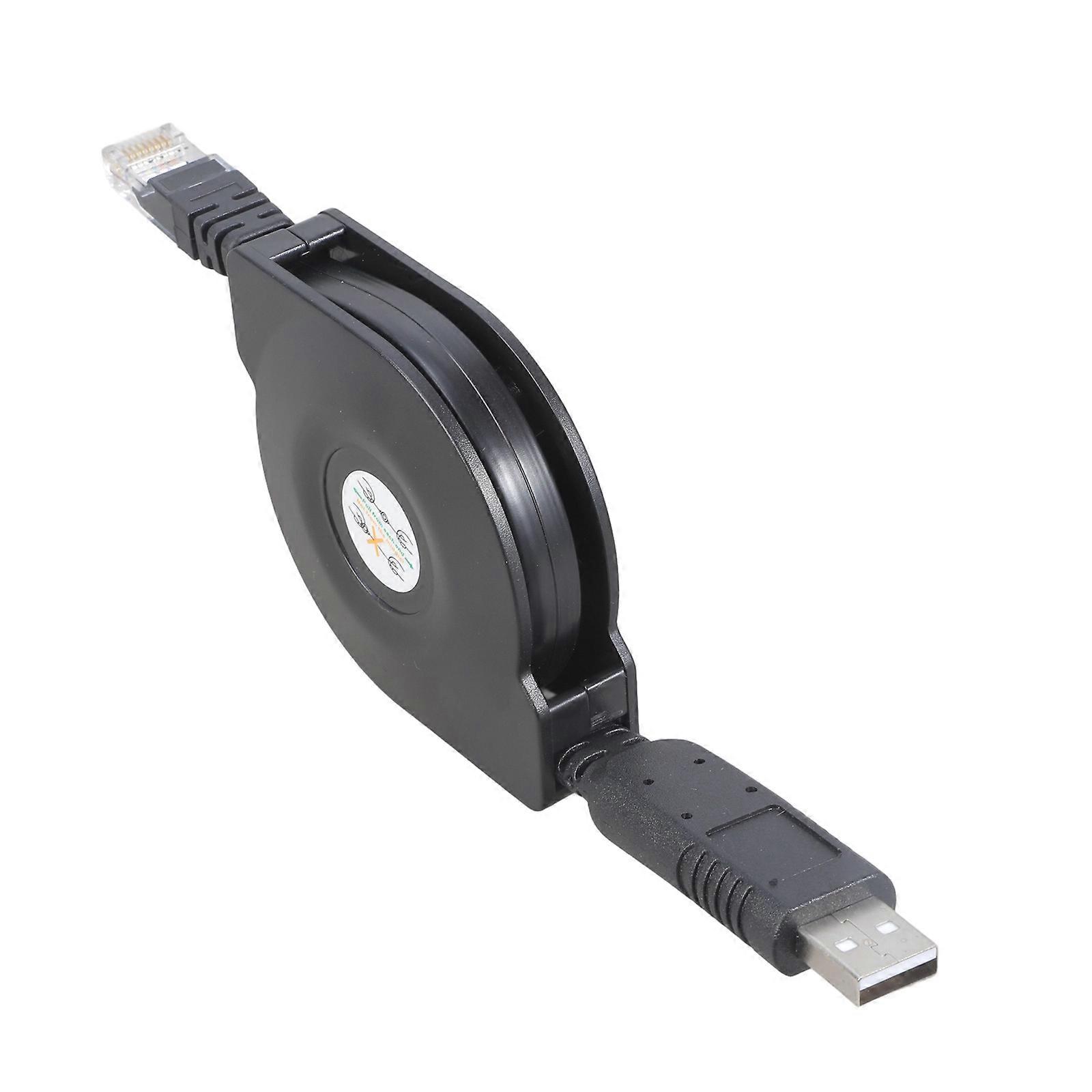 Adjustable Length Flexible USB Console Cable Flexible For Networking RJ45 To USB Console Cable Accessories Multicolor